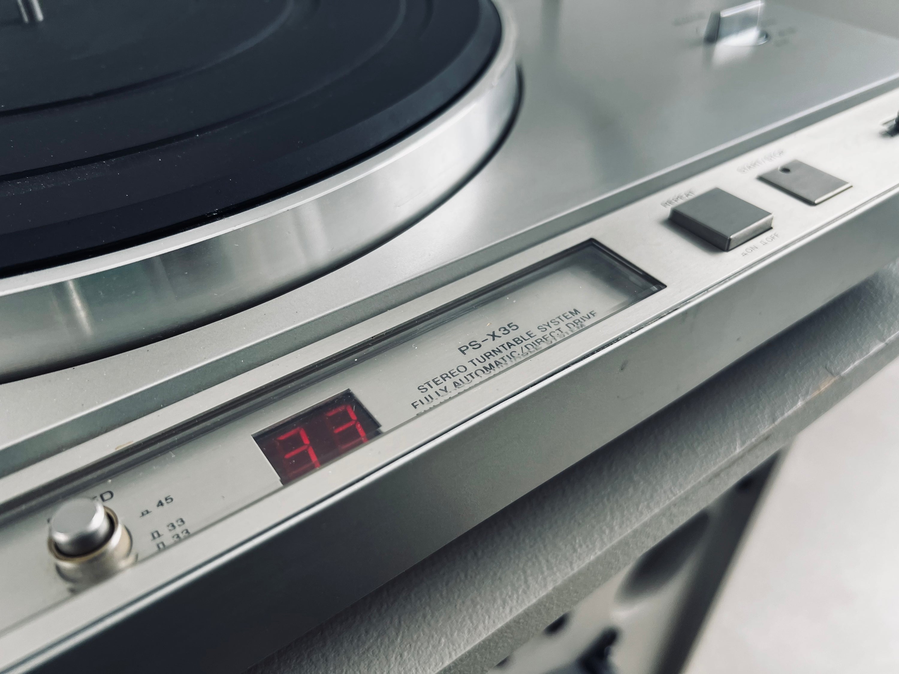 Sony PS-X35 _Table tournante à entraînement direct