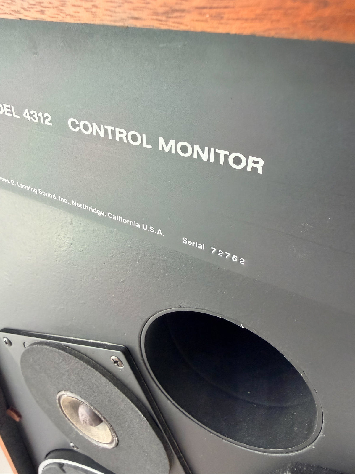 JBL 4312 _Control Monitors