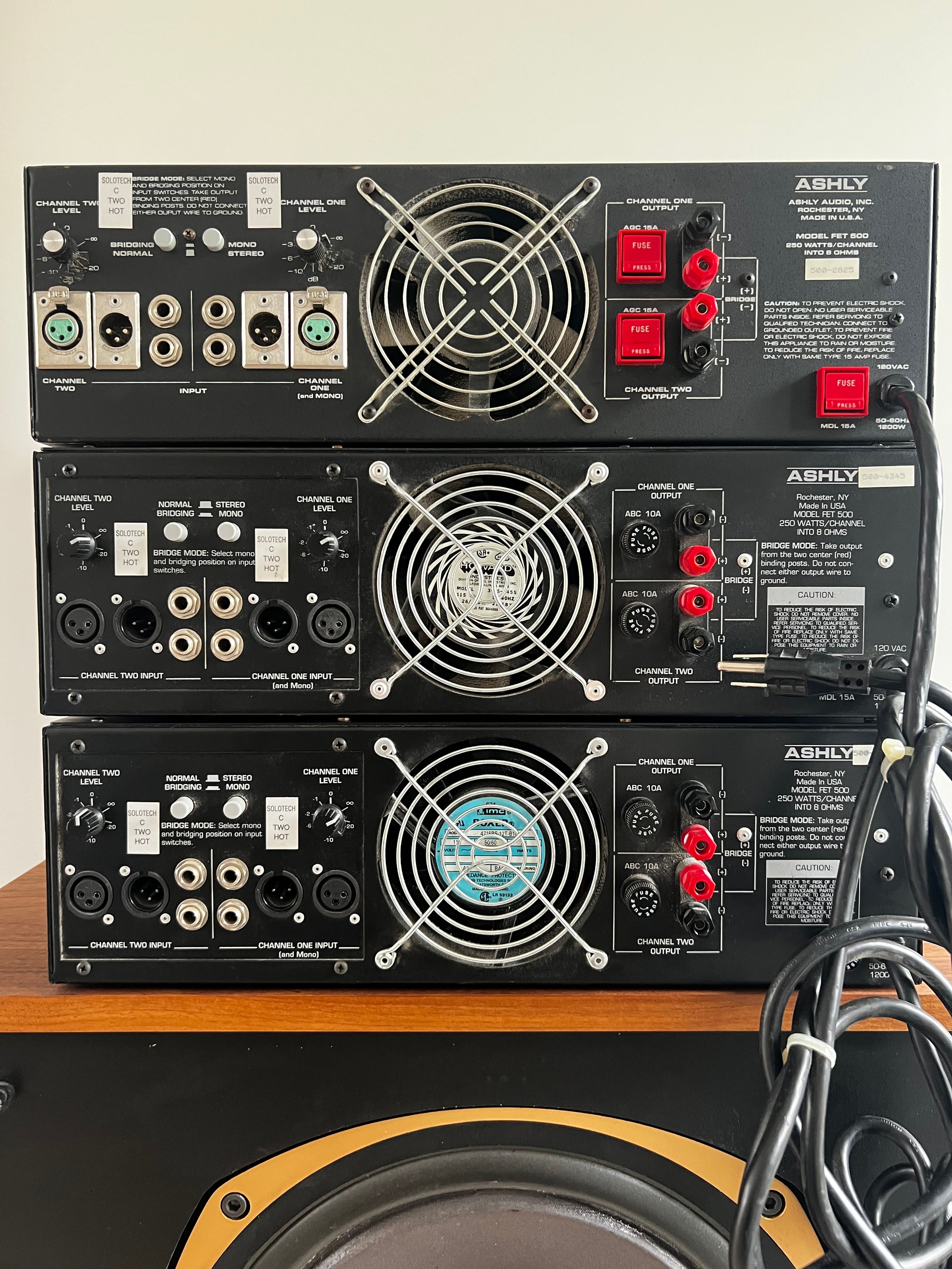 Ashly FET-500 _Power amplifiers
