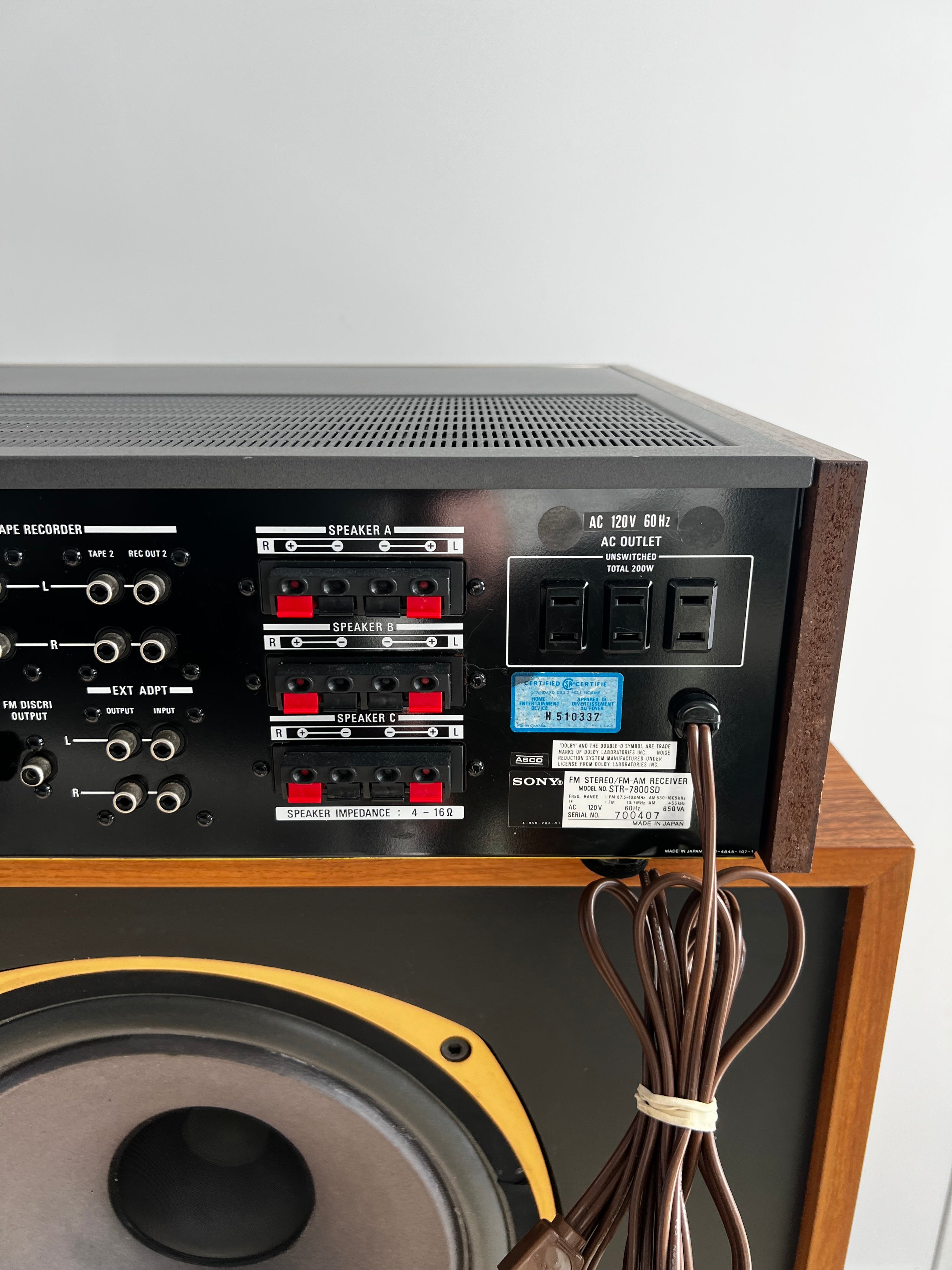 Sony STR-7800SD _Amplificateur récepteur