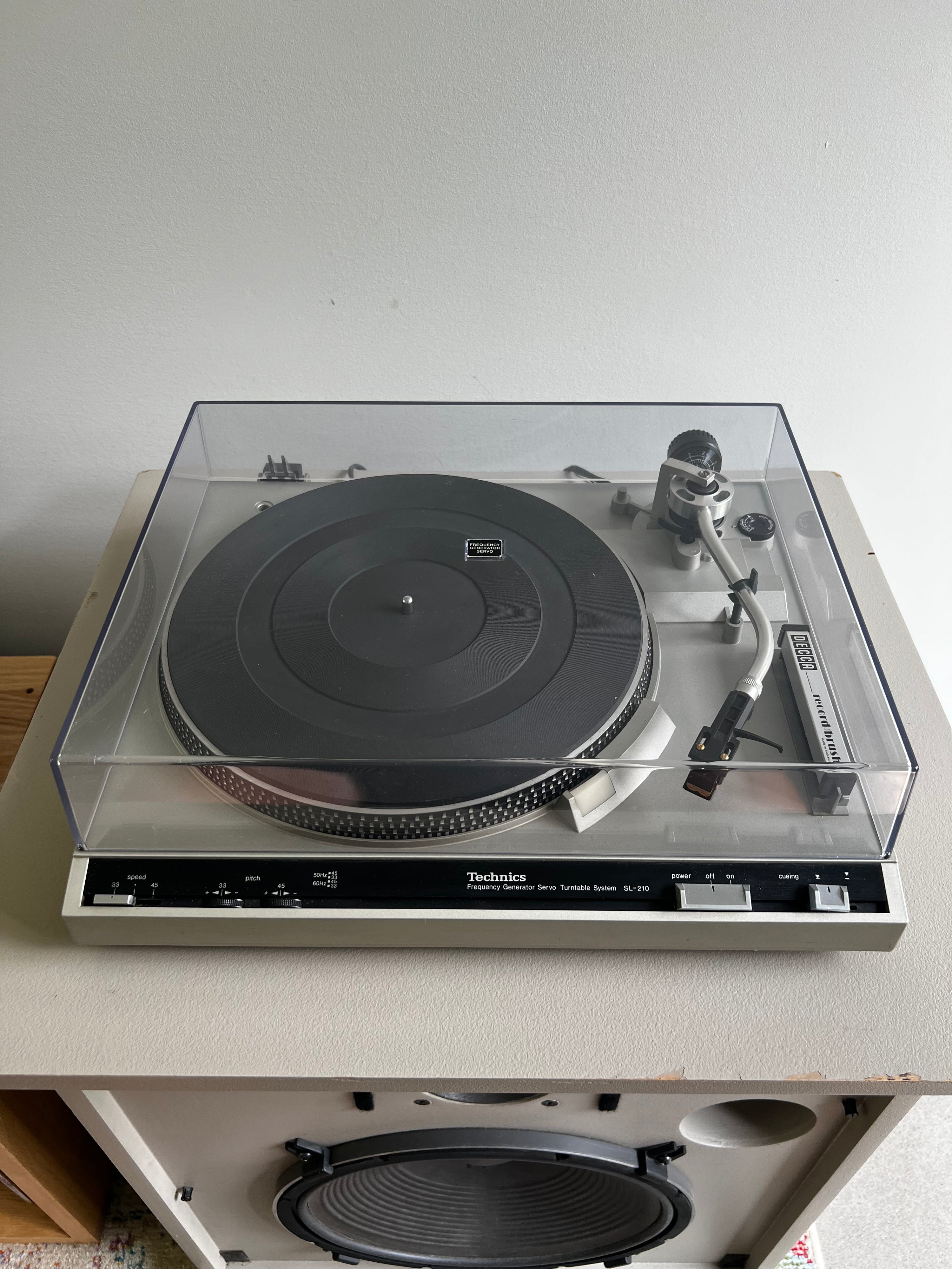 Techinics SL-210 _Table tournante à courroie