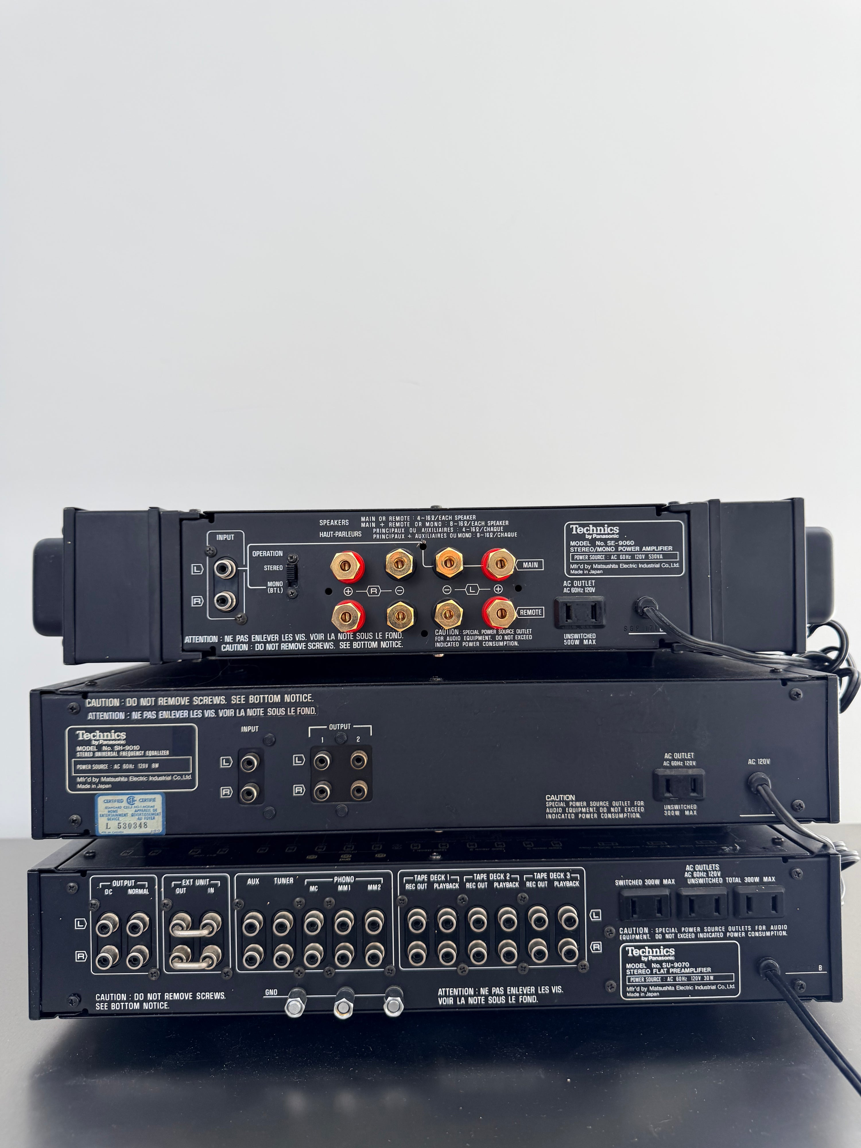 Technics SE-9060 + SH-9010 + SU-9070 _Complete system 