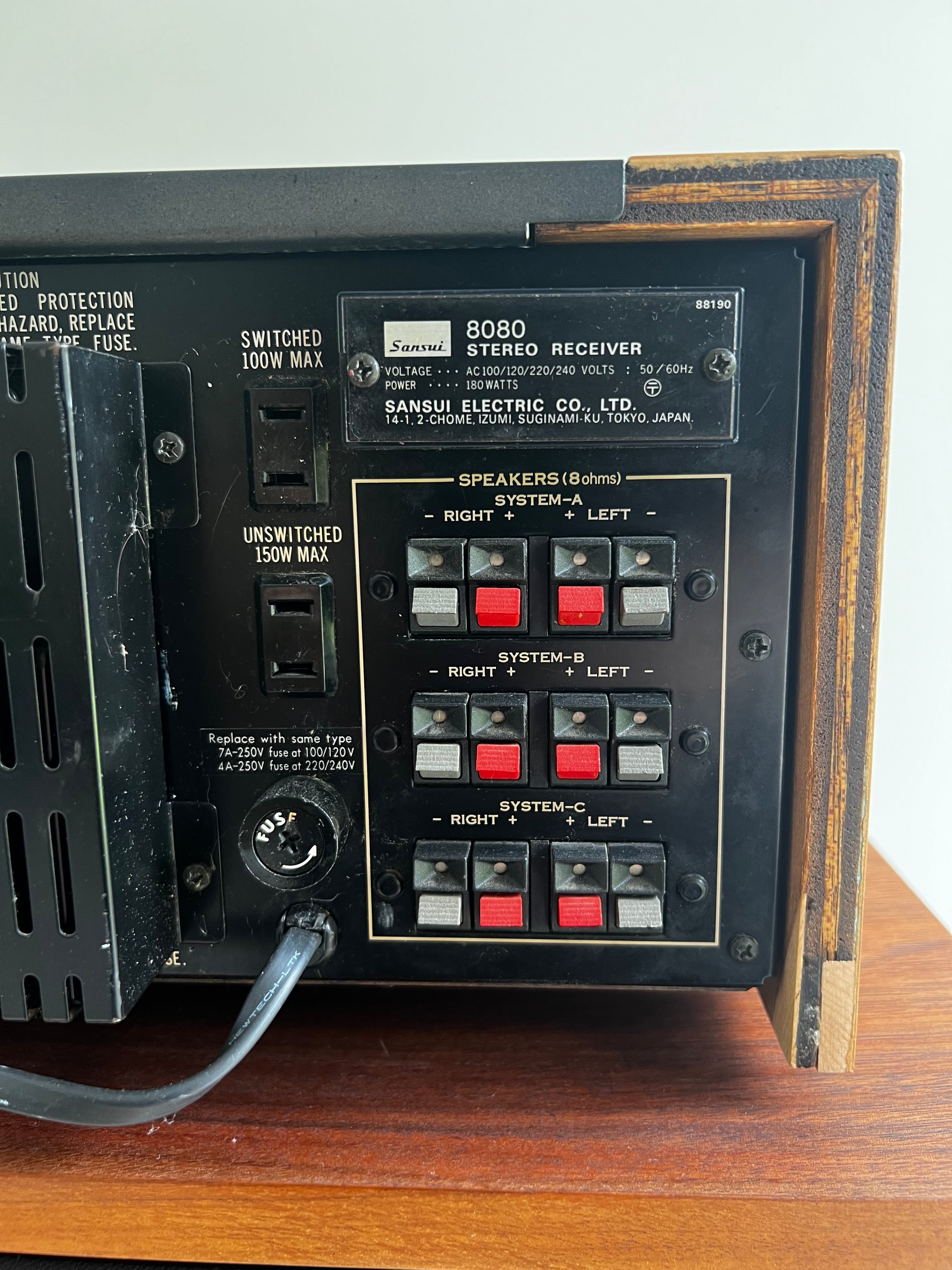 Sansui 8080 _Amplificateur récepteur