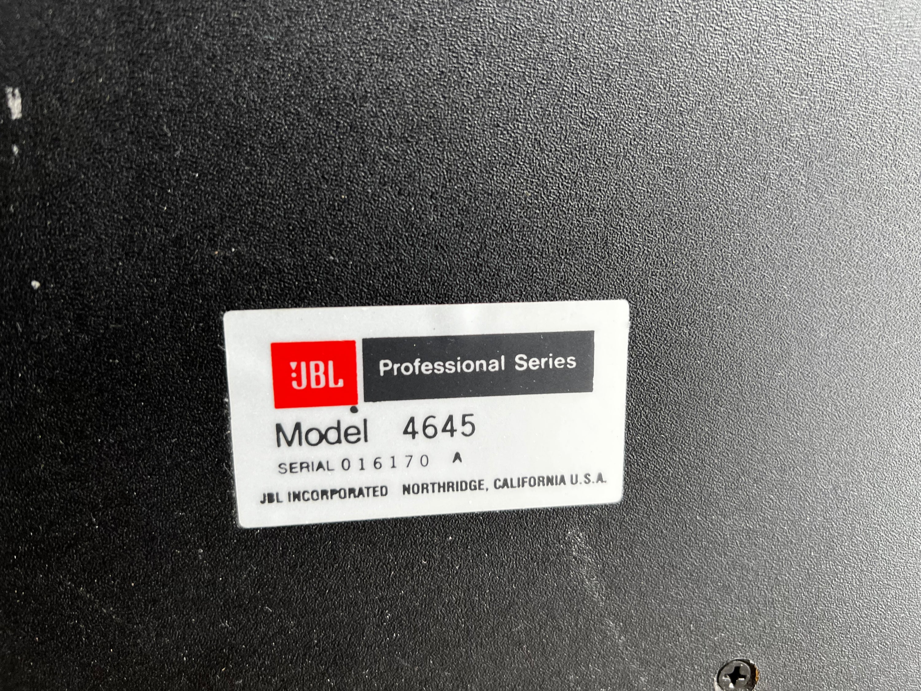 JBL 4645 (woofer 2245h) _Caisson de basses 18’’ professionnel