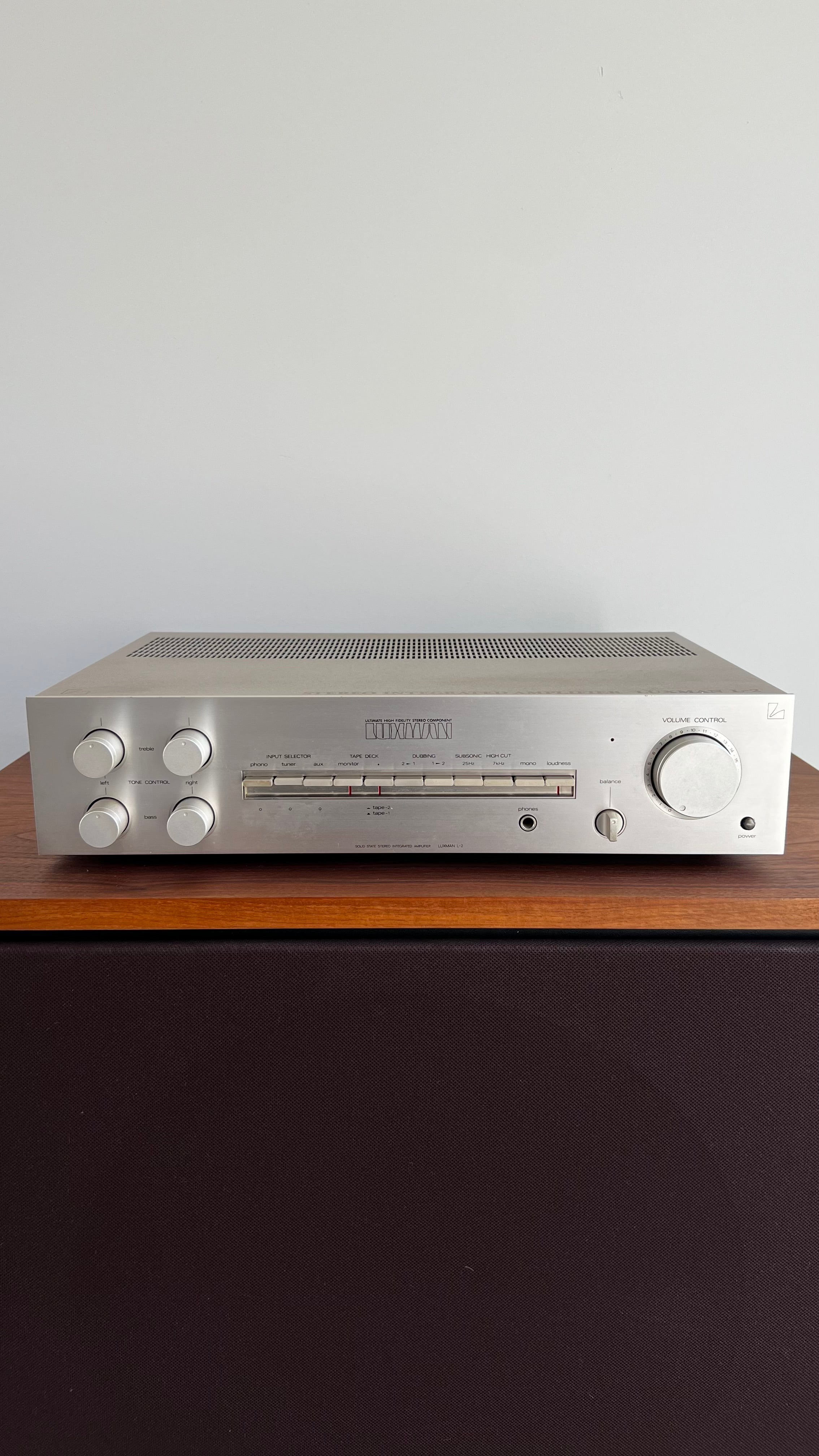 Luxman L-2 _ Amplificateur intégré
