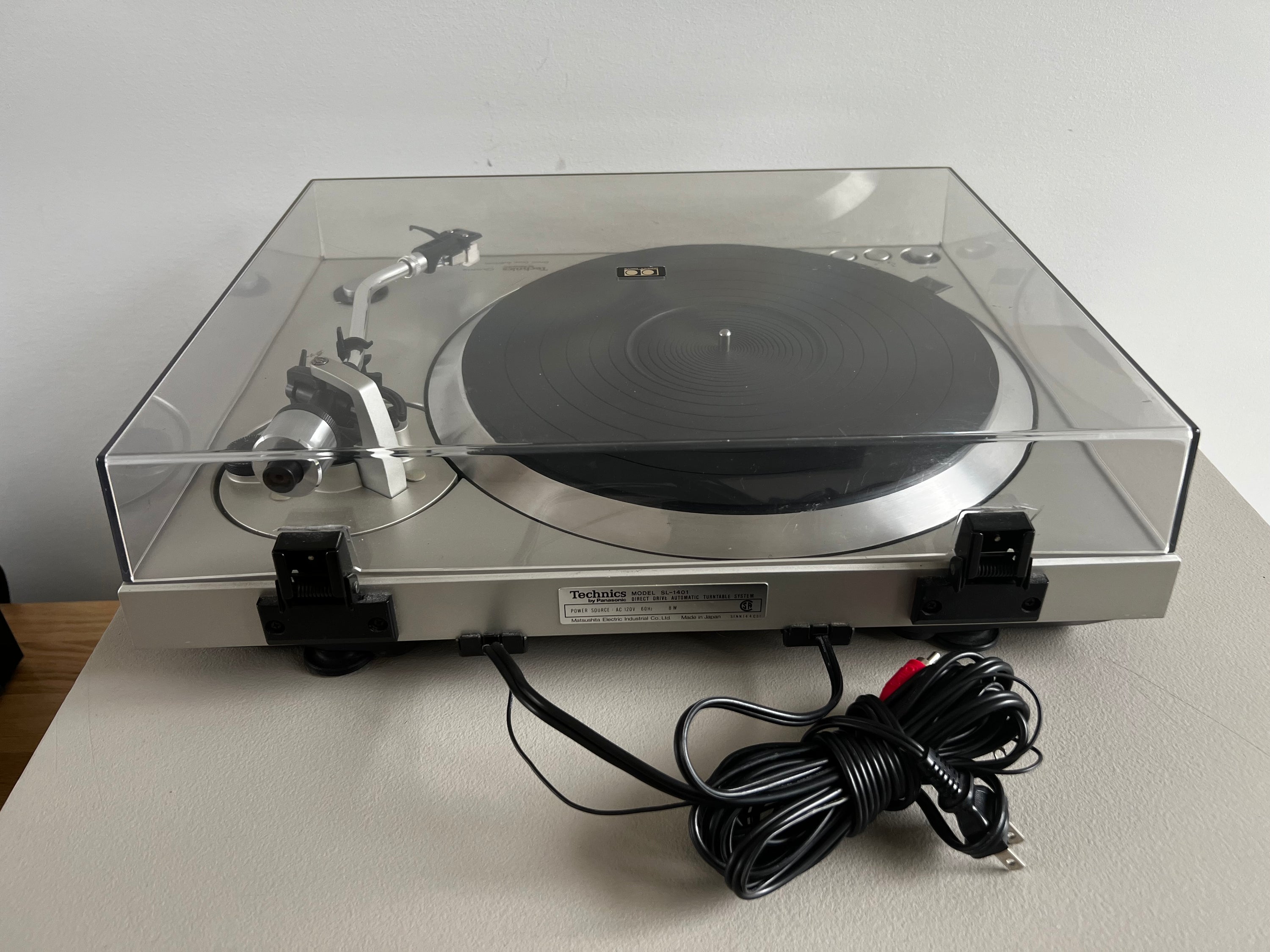 Techinics SL-1401 _Table tournante à entraînement direct