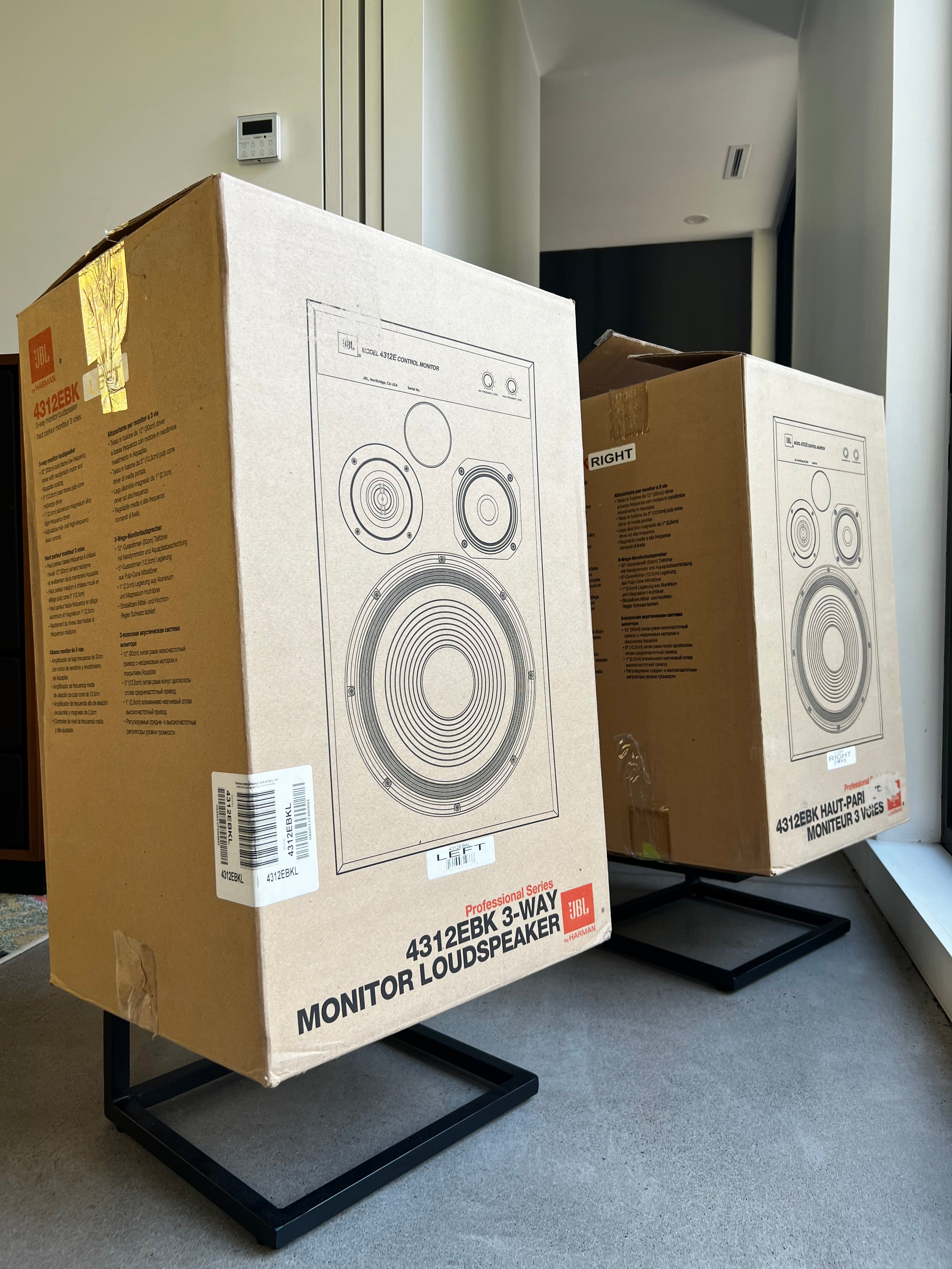 JBL 4312EBK _Haut-Parleurs de plancher