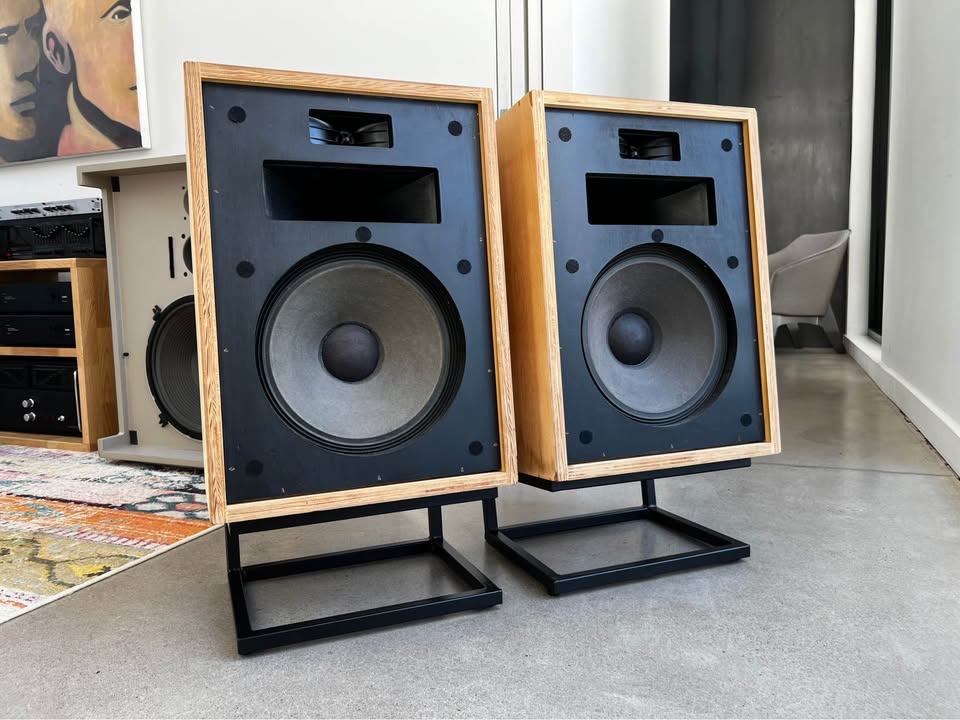 Paire de supports d’acier pour haut-parleurs