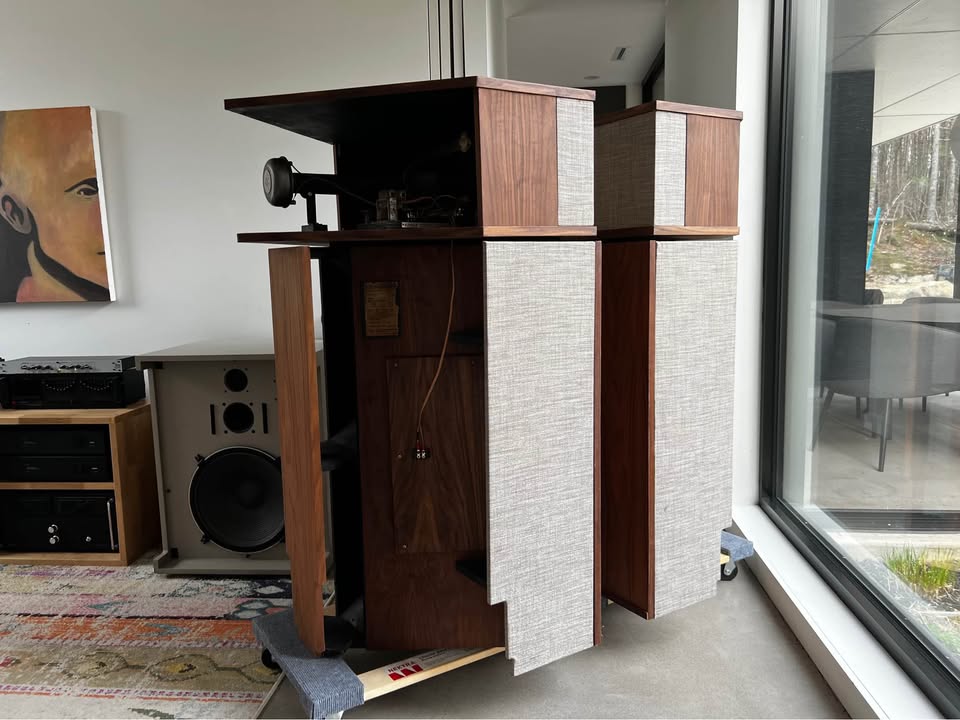 Klipsch Klipschorns  _Haut-parleurs de plancher (Noyer)