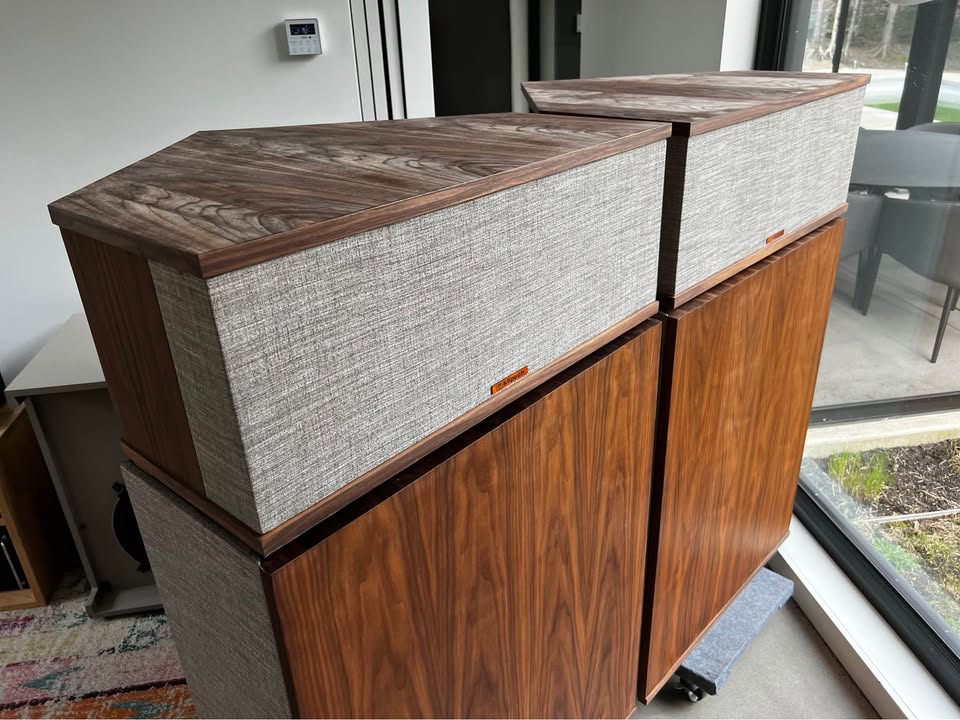 Klipsch Klipschorns  _Haut-parleurs de plancher (Noyer)