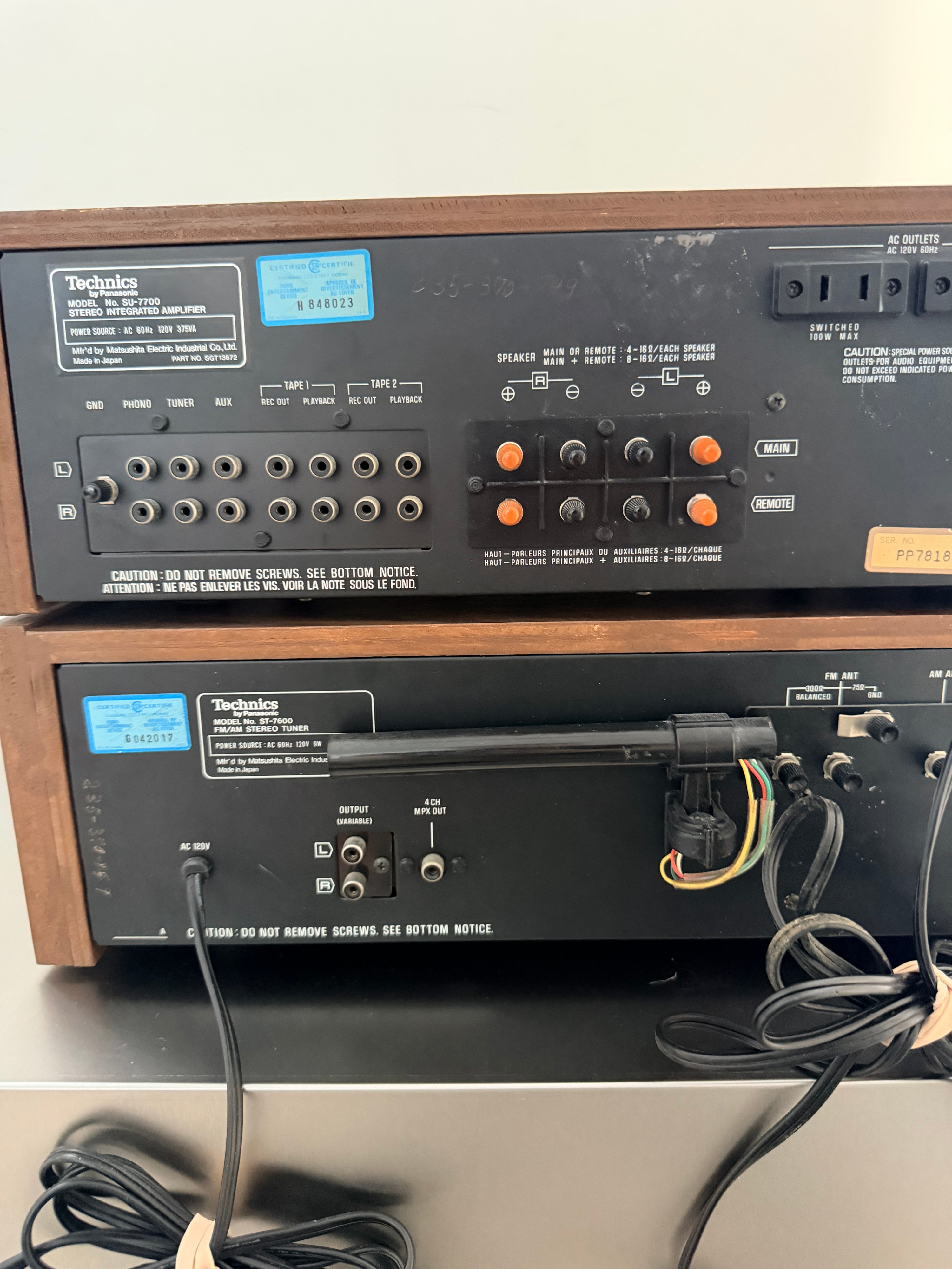 Technics SU-7700  _Integrated amplifier