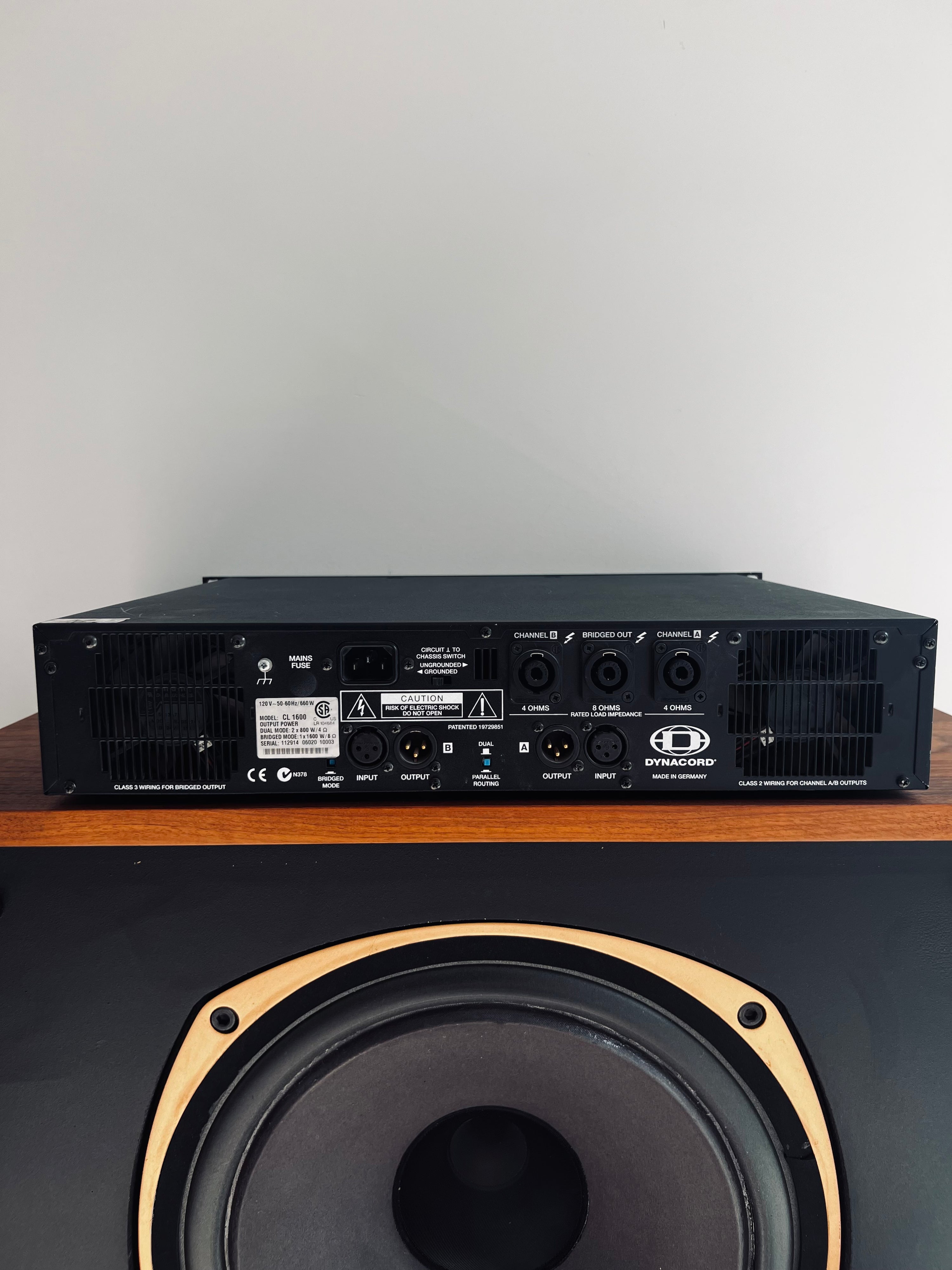 Dynacord CL1600 _Amplificateur de puissance 