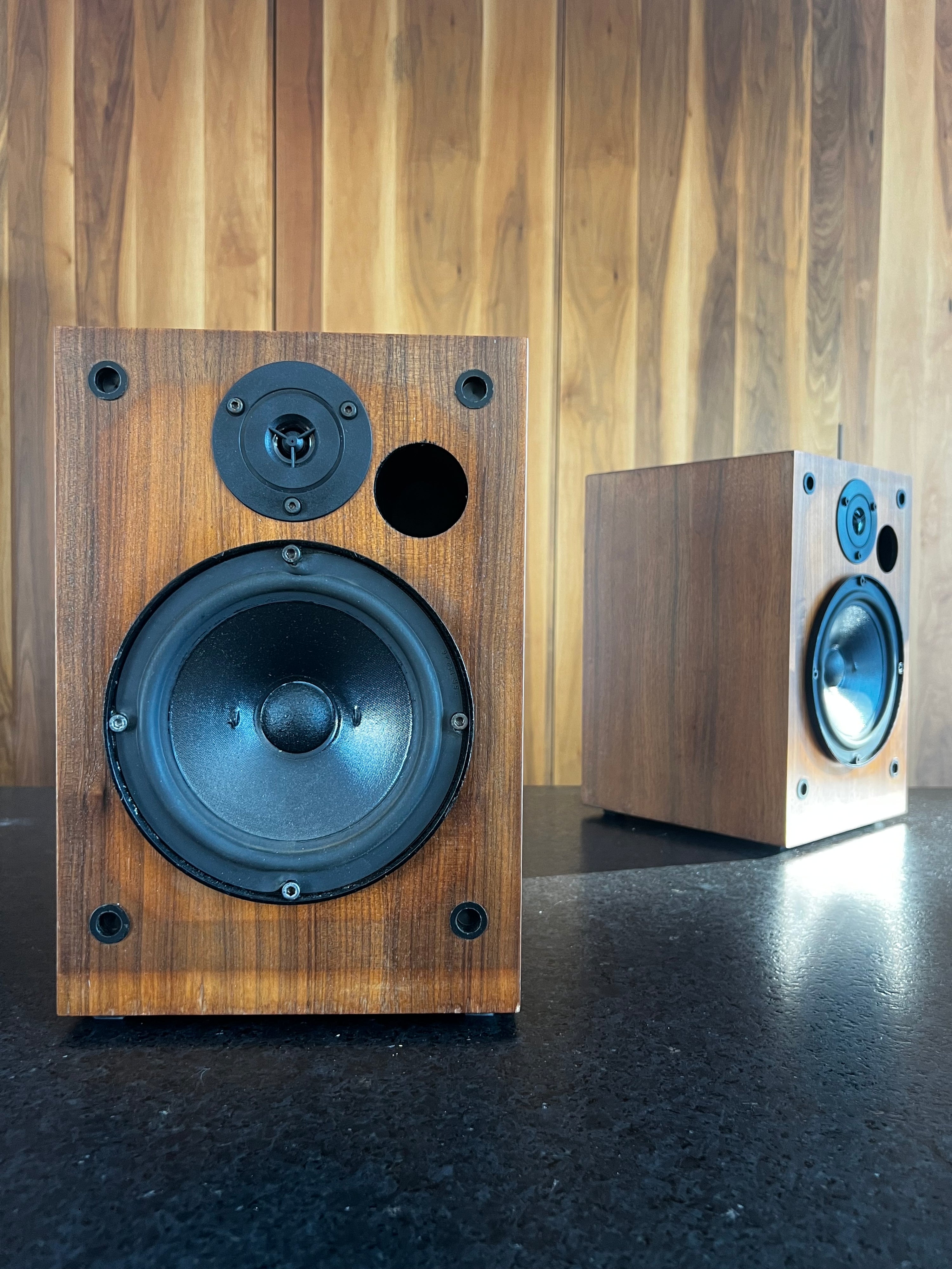 Pierre Étienne Léon Junior _Haut-parleurs d’étagère 