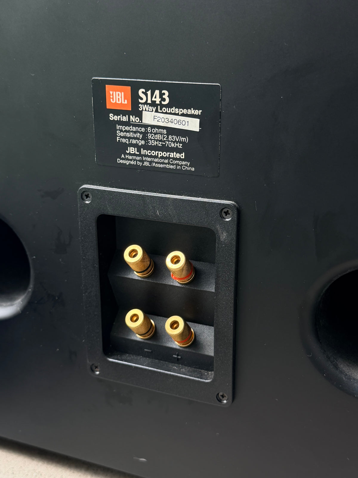 JBL S143 _Floorstanding speakers