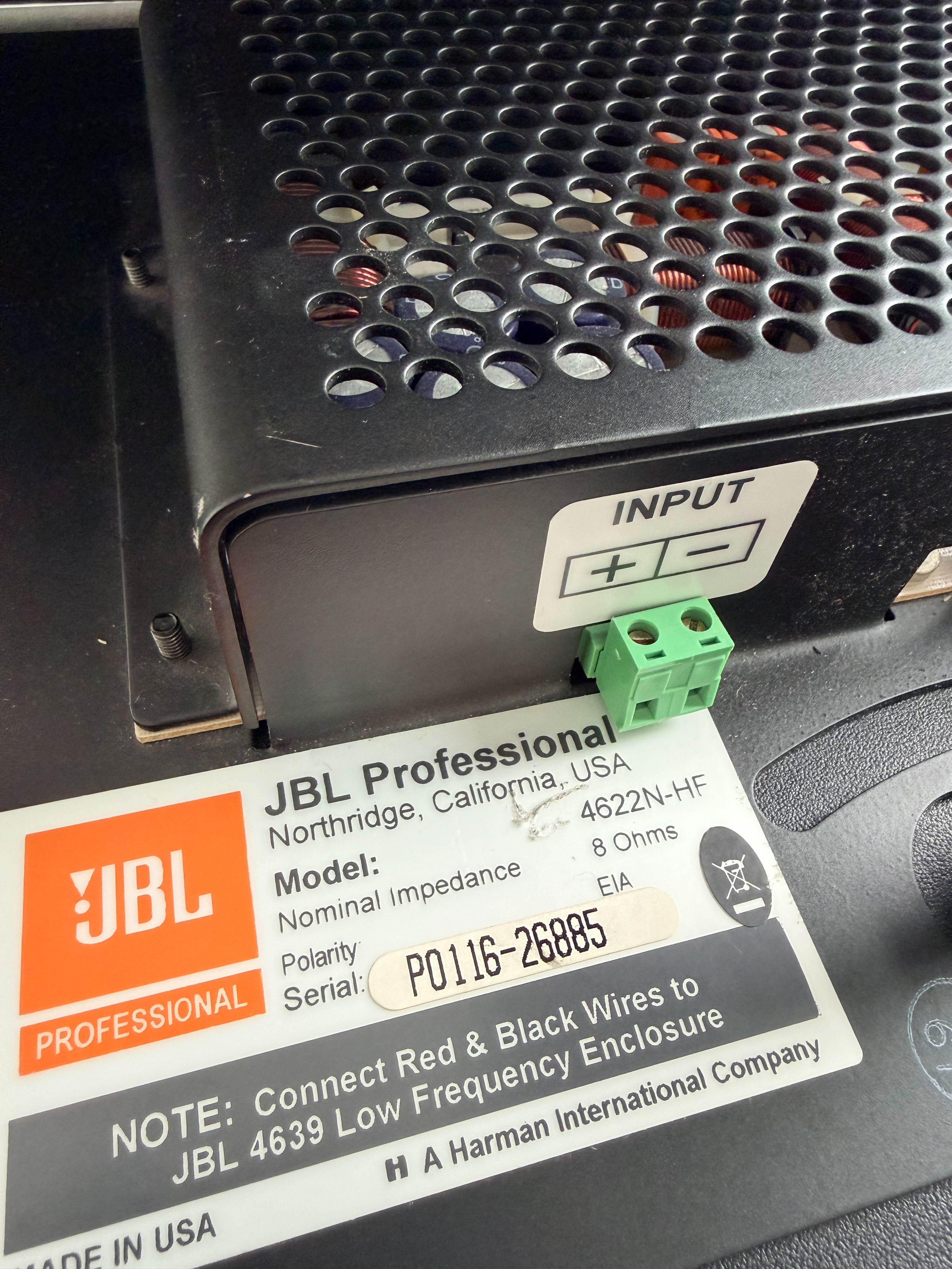 JBL 4622N + JBL 4641 _Floorstanding speakers
