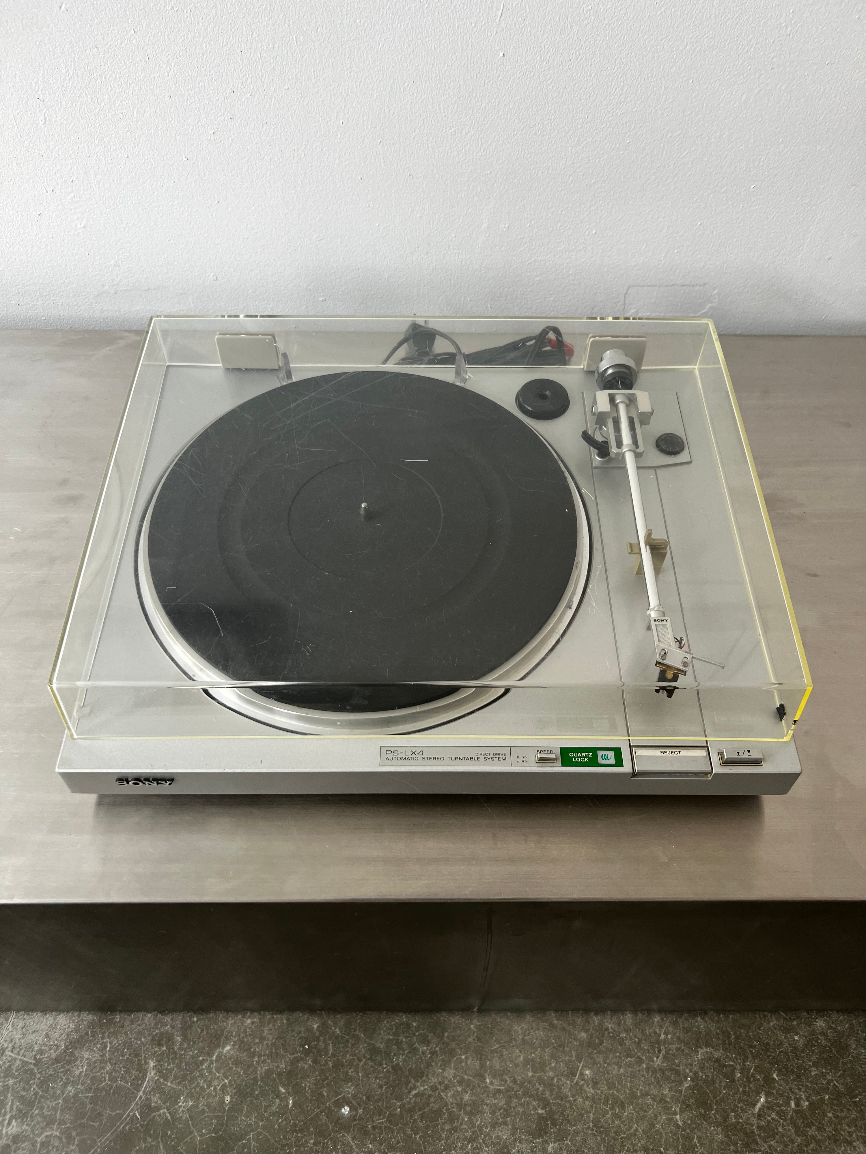 Sony PS-LX4 _table tournante a entraînement direct