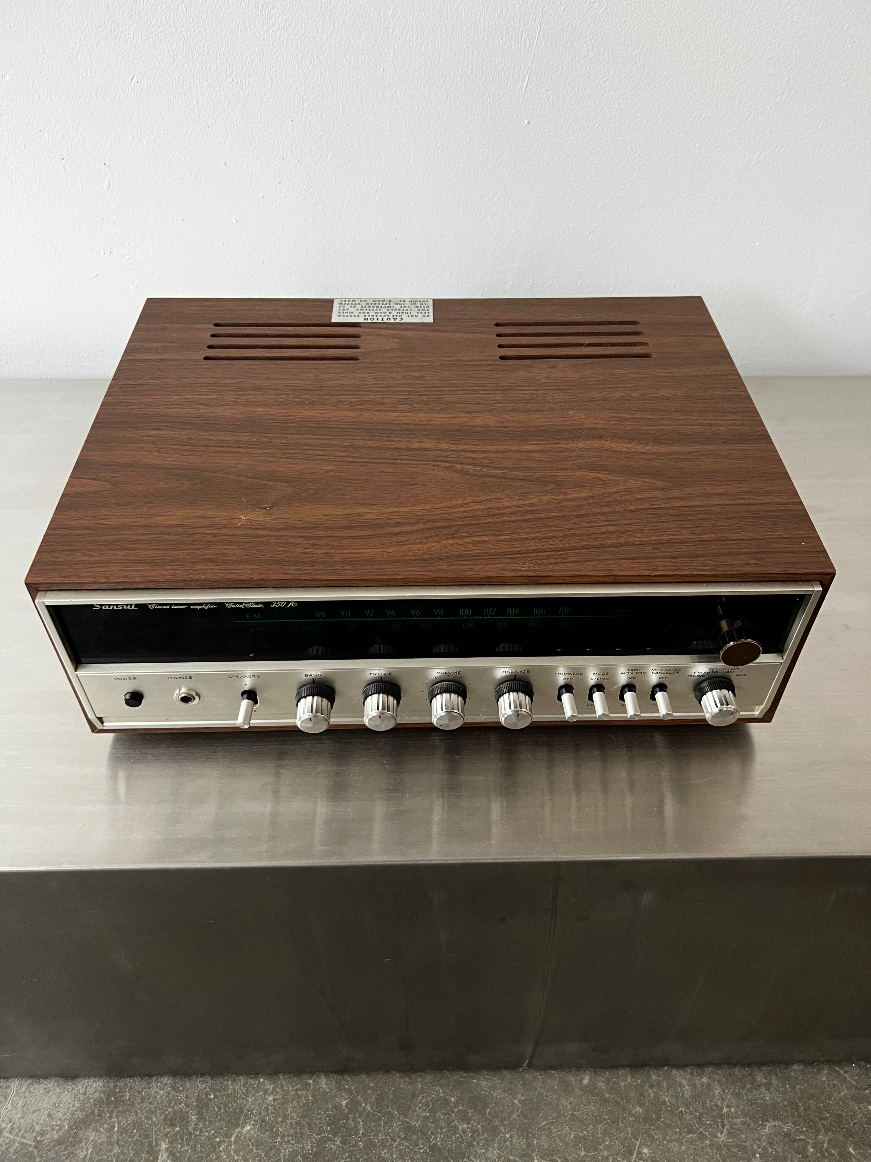 Sansui 350A _Amplificateur récepteur