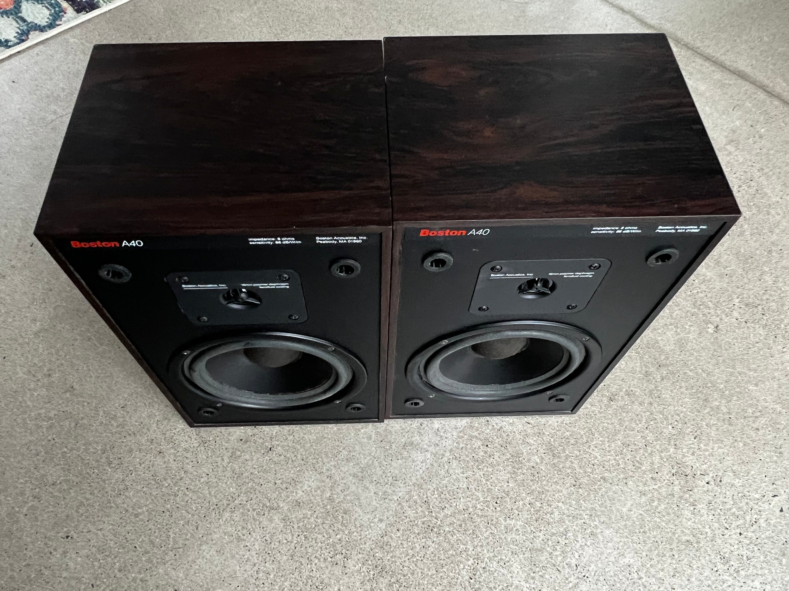 Boston acoustics A40_Haut-Parleurs d’étagère