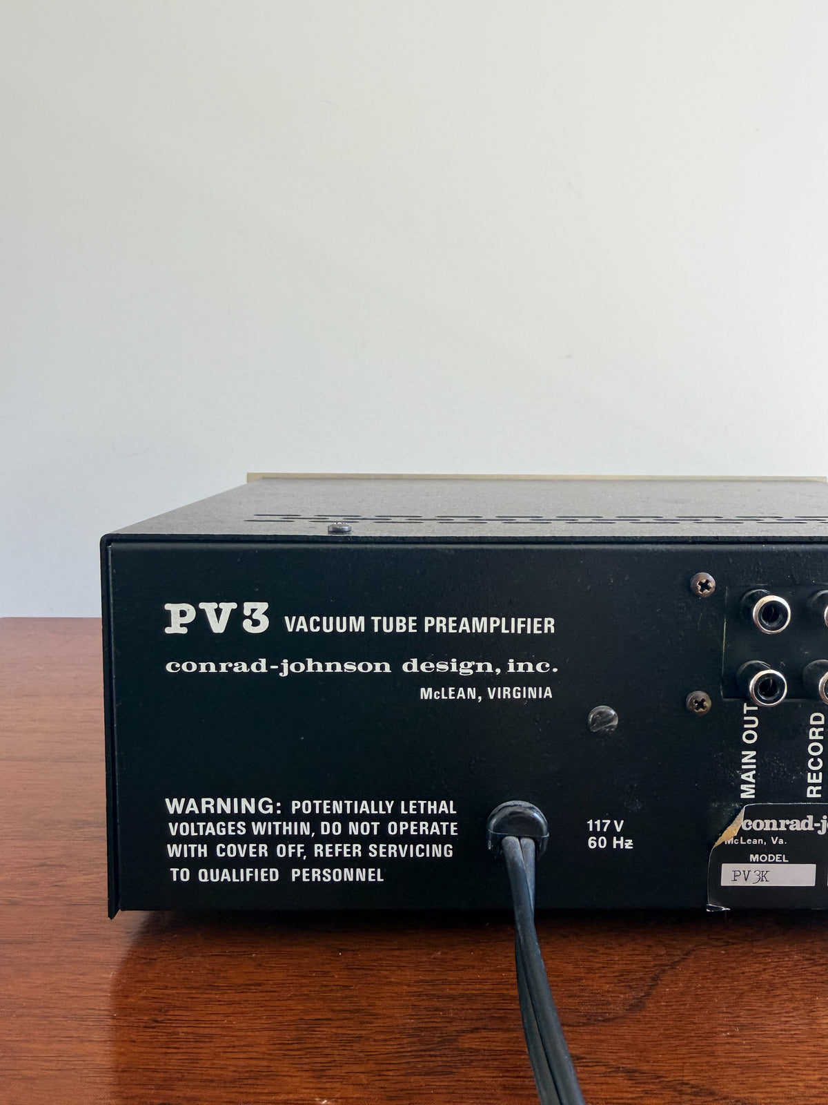 Conrad Johnson PV3 _Preamplifier