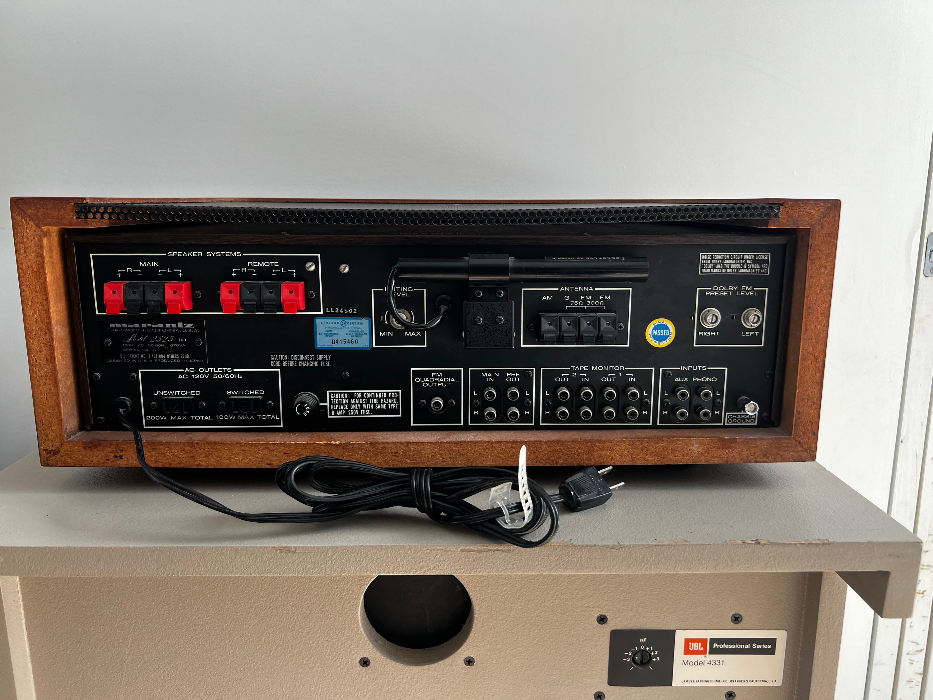 Marantz 2325 _Amplificateur récepteur