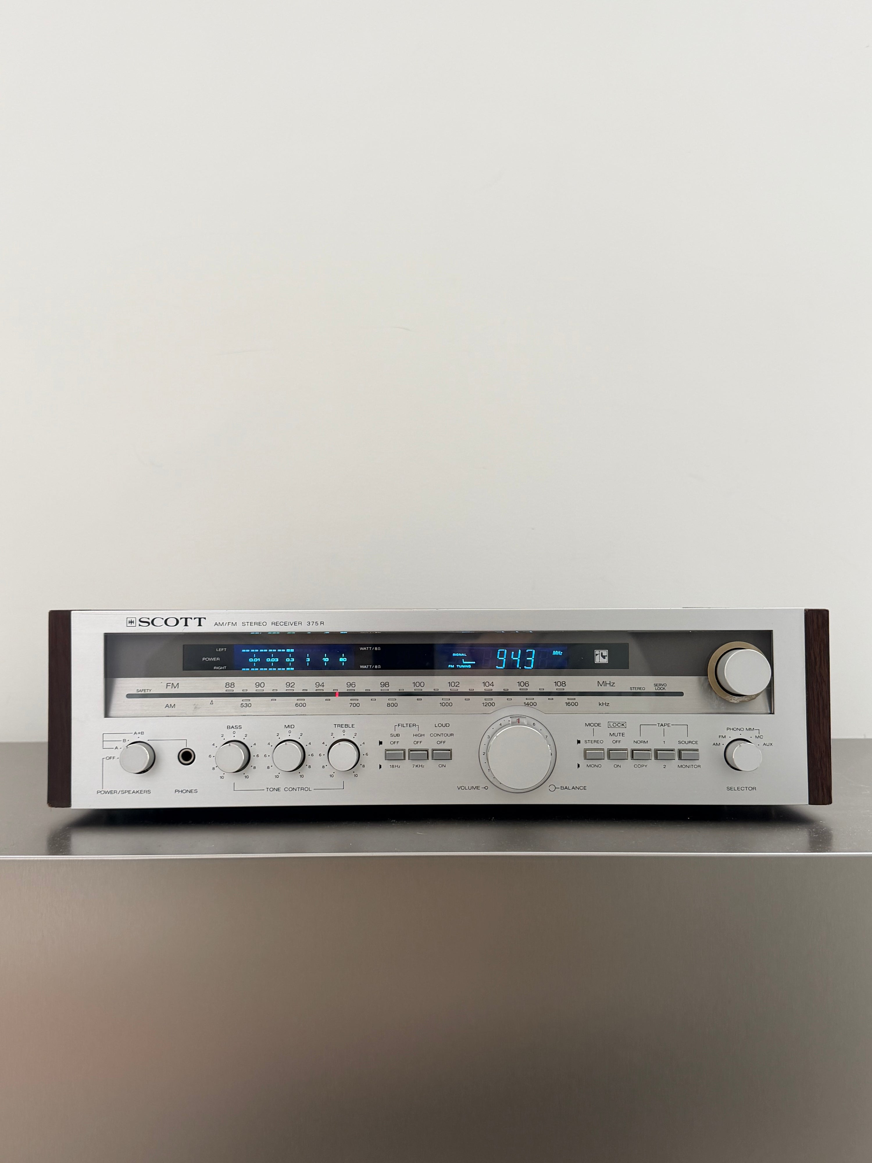 Scott 375R  _Receiver amplifier