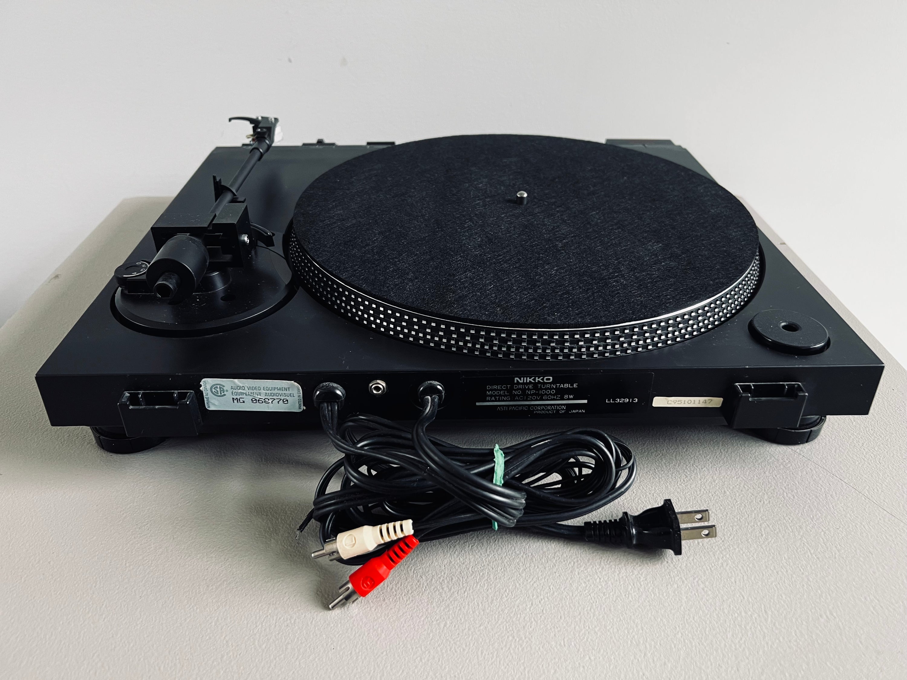 Nikko NP-1000 Direct Drive Turntable