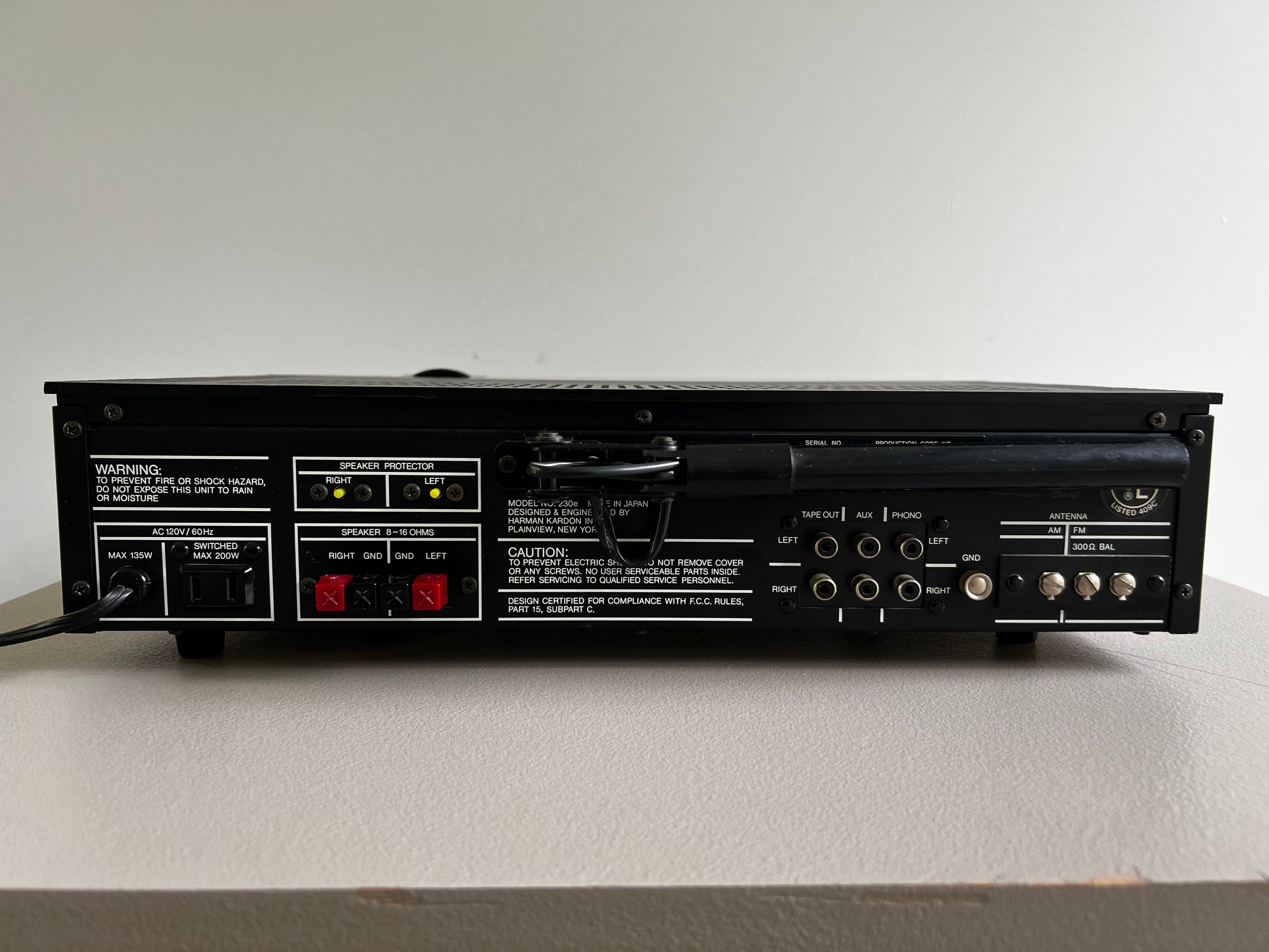 Harman Kardon 230e _Amplificateur récepteur
