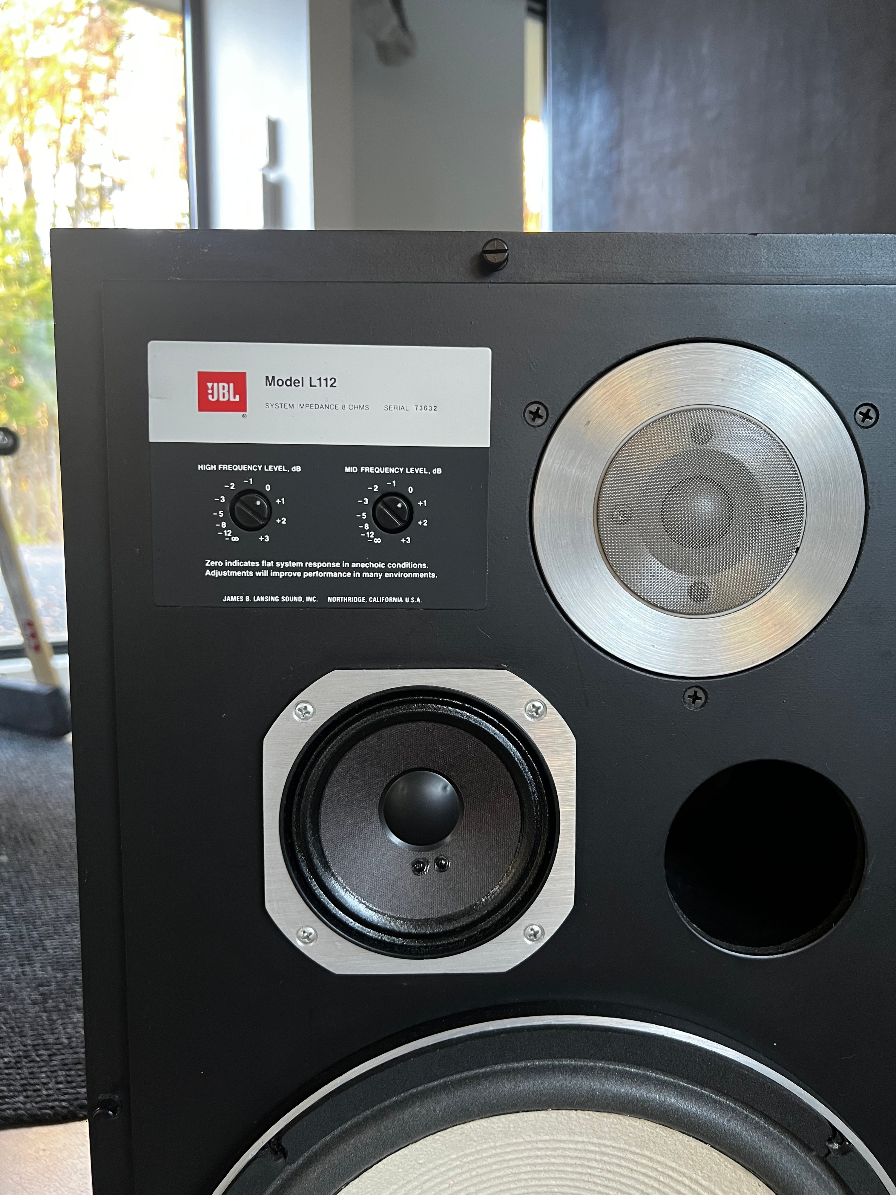 JBL L112 _Haut-Parleurs de plancher