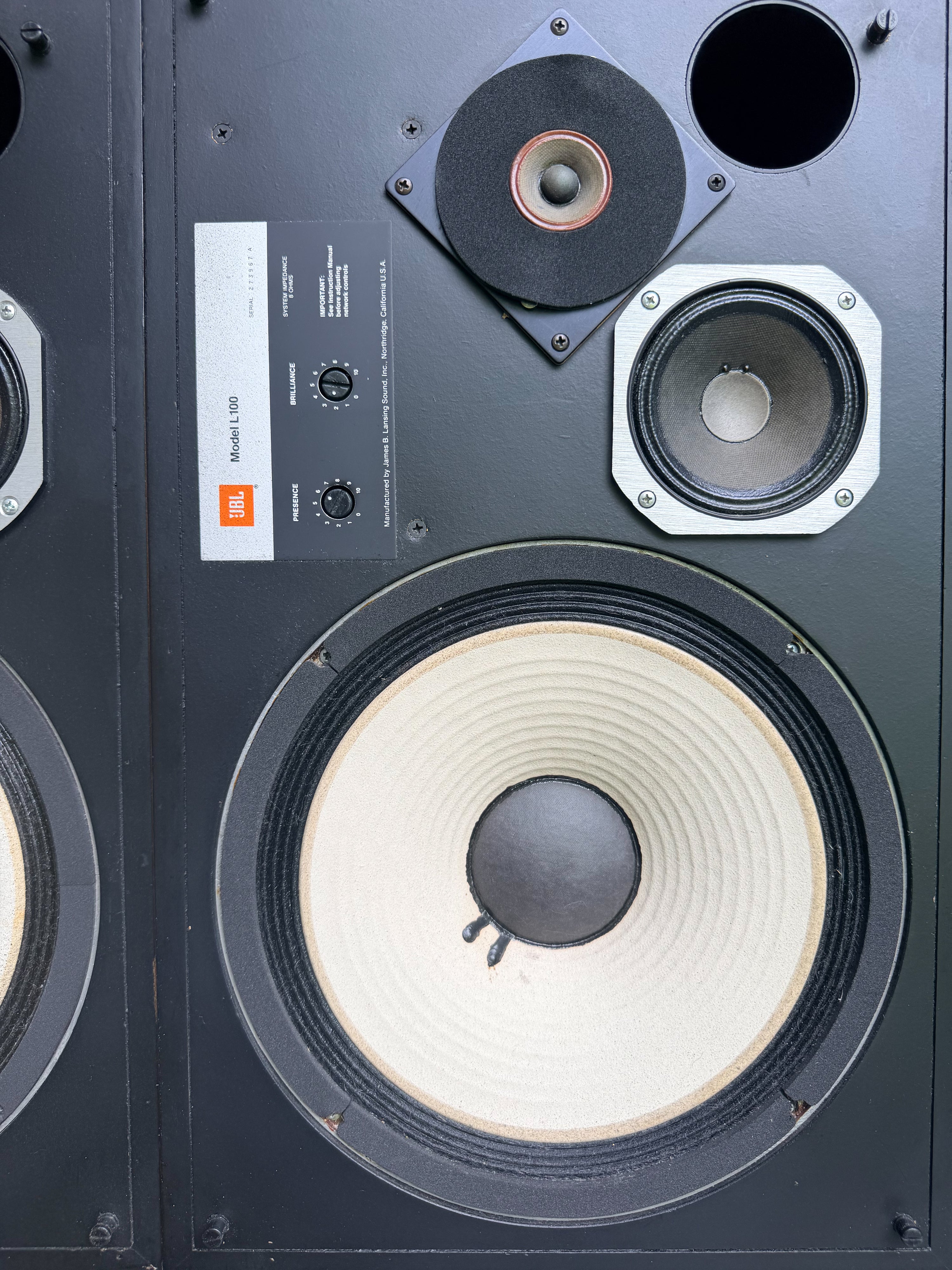 JBL L100 _Floorstanding speakers