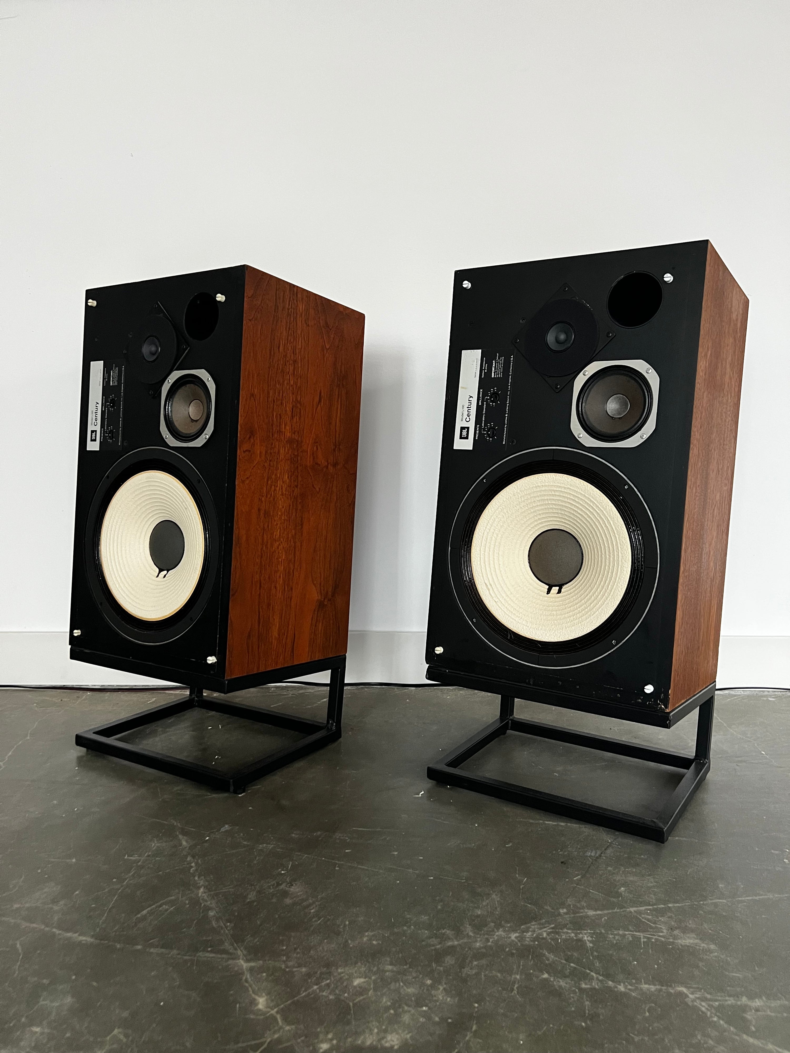 JBL L100 _Haut-Parleurs de plancher (grilles brunes)