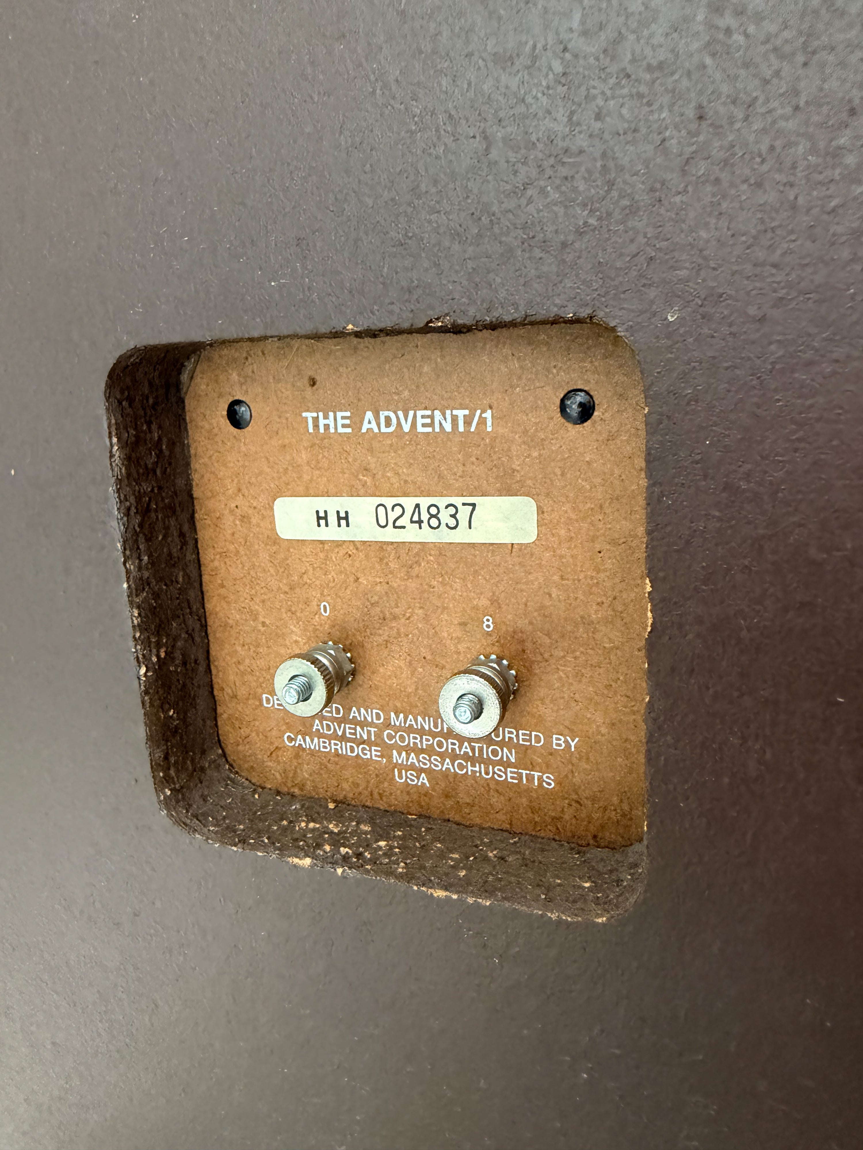 Advent /1  _Bookshelf speakers