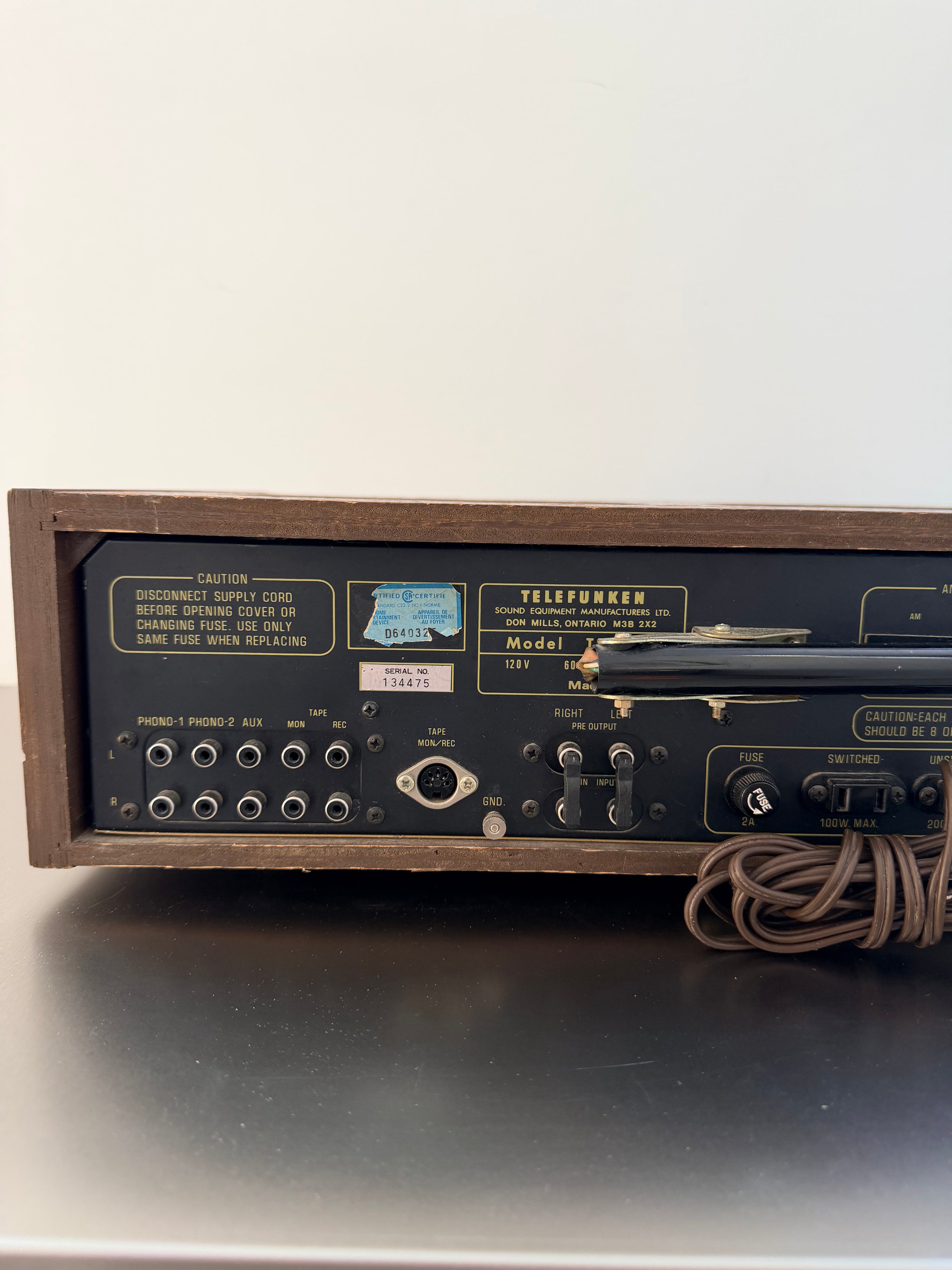 Telefunken  TR-616 _Amplificateur récepteur
