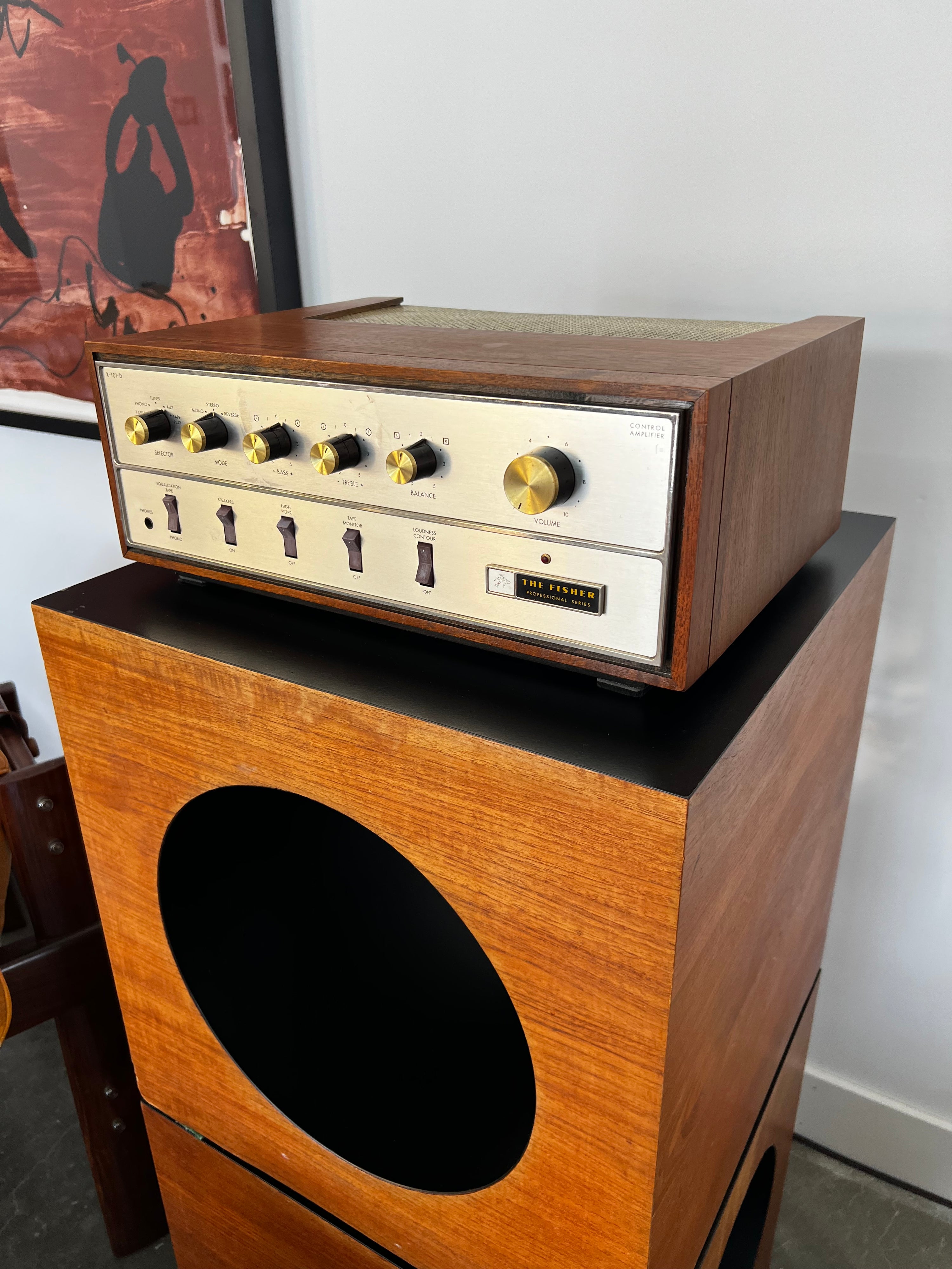 Fisher X-101-D _ Amplificateur intégré (50wpc)