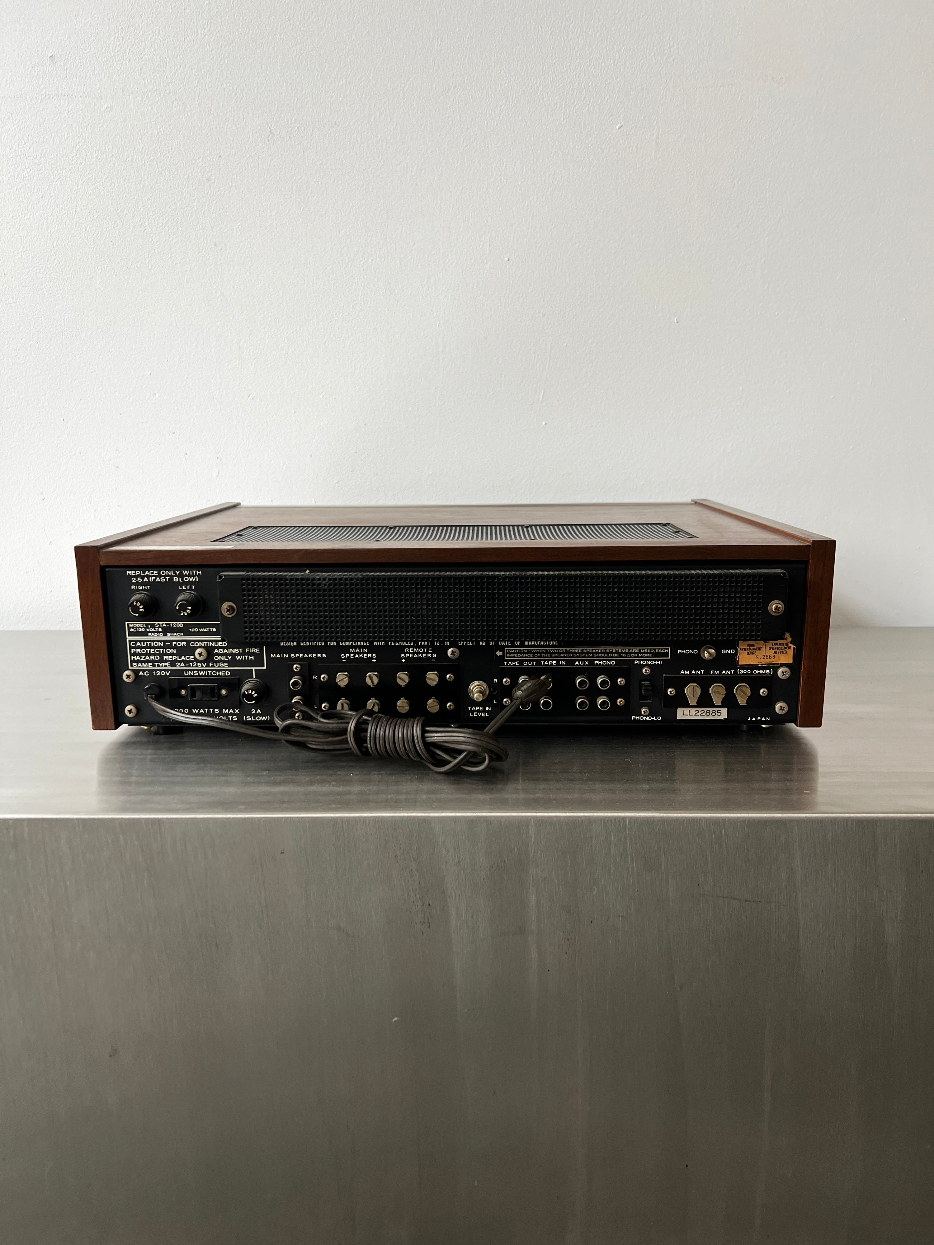 Realistics STA-120B Receiver Amplifier