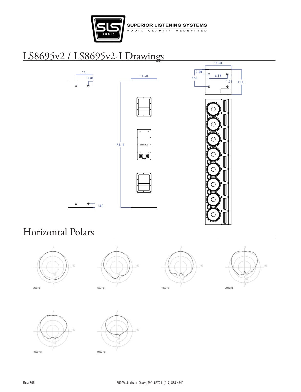 SLS LS8695AX  _Floorstanding speakers