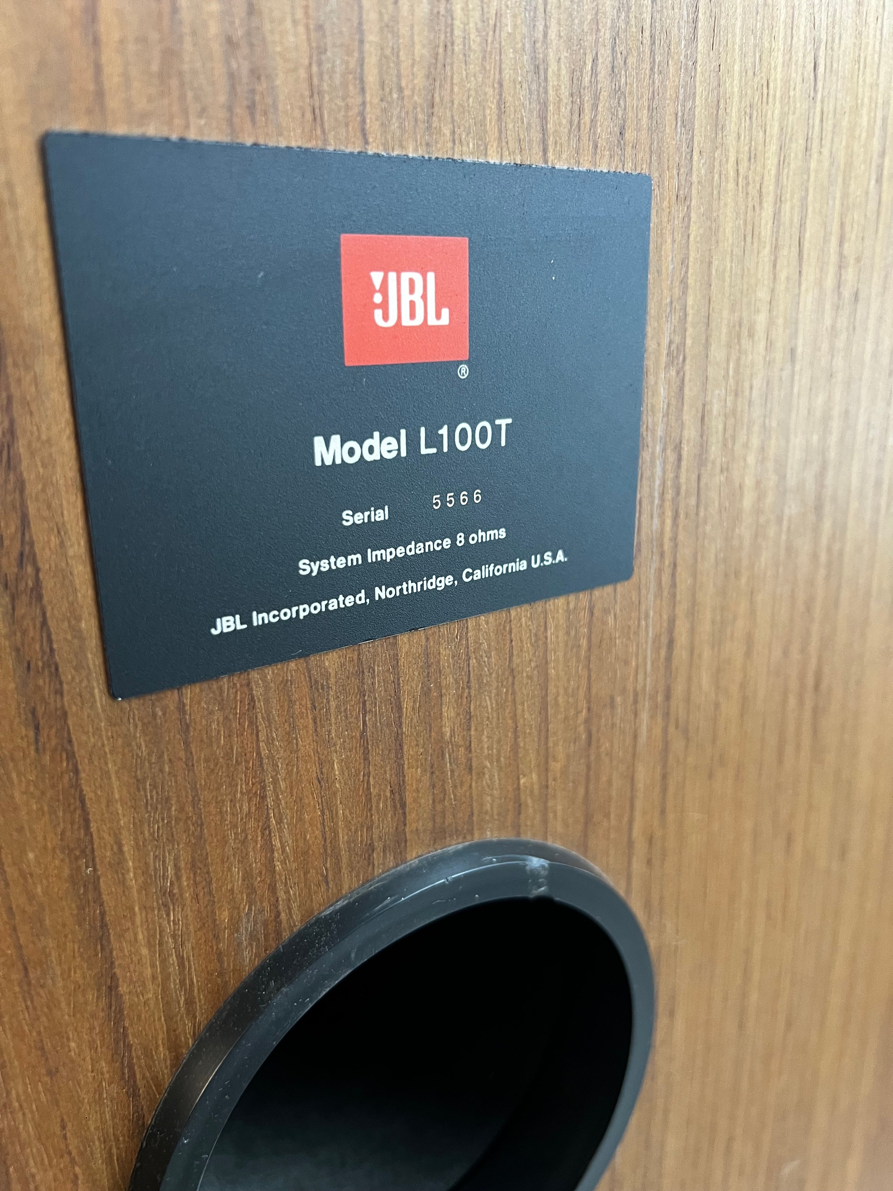 JBL L100T _Haut-Parleurs de plancher