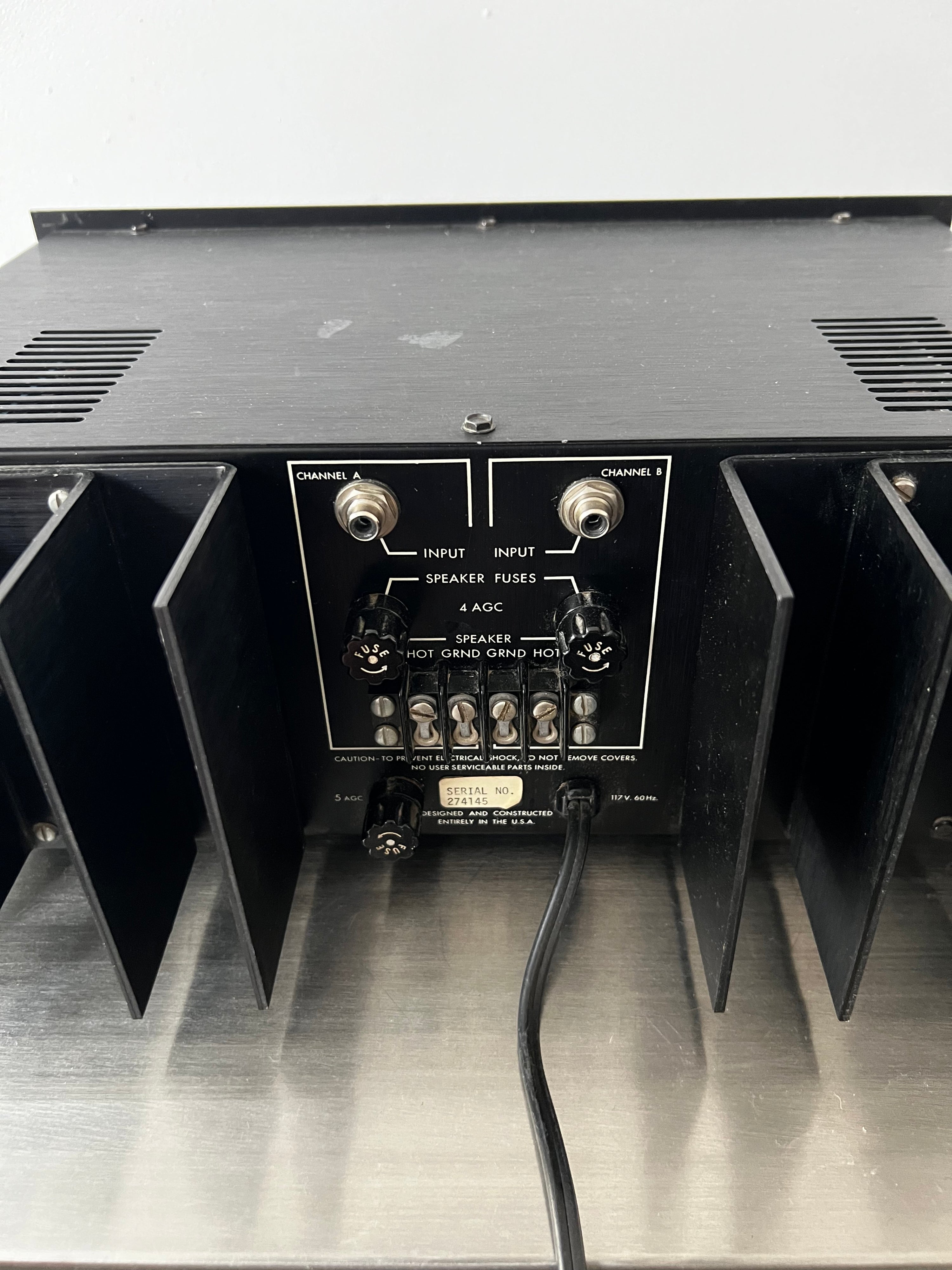 Spectro Acoustics P-202 Power Amplifier (100wpc)