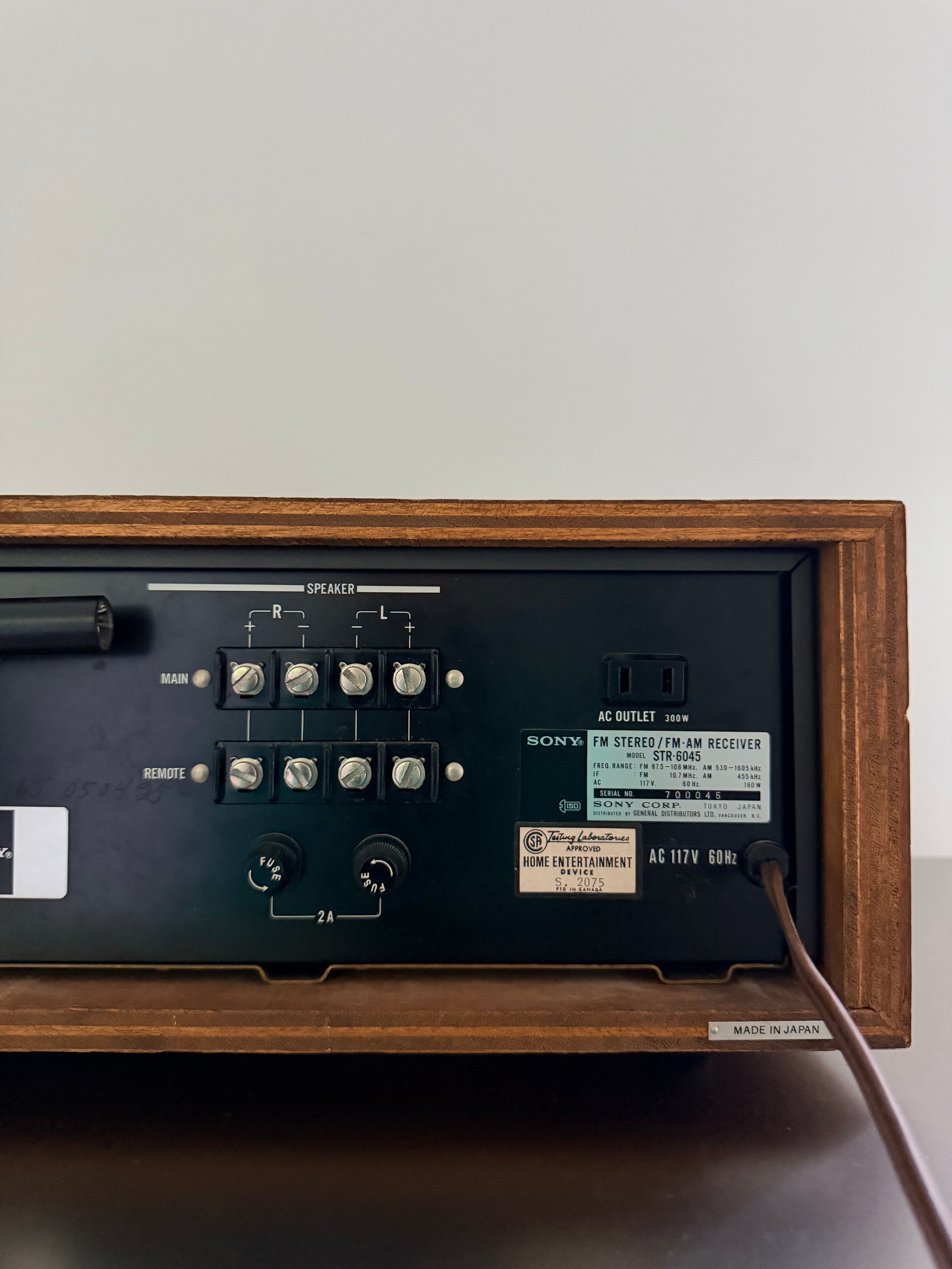 SONY STR-6045 _Receiver amplifier