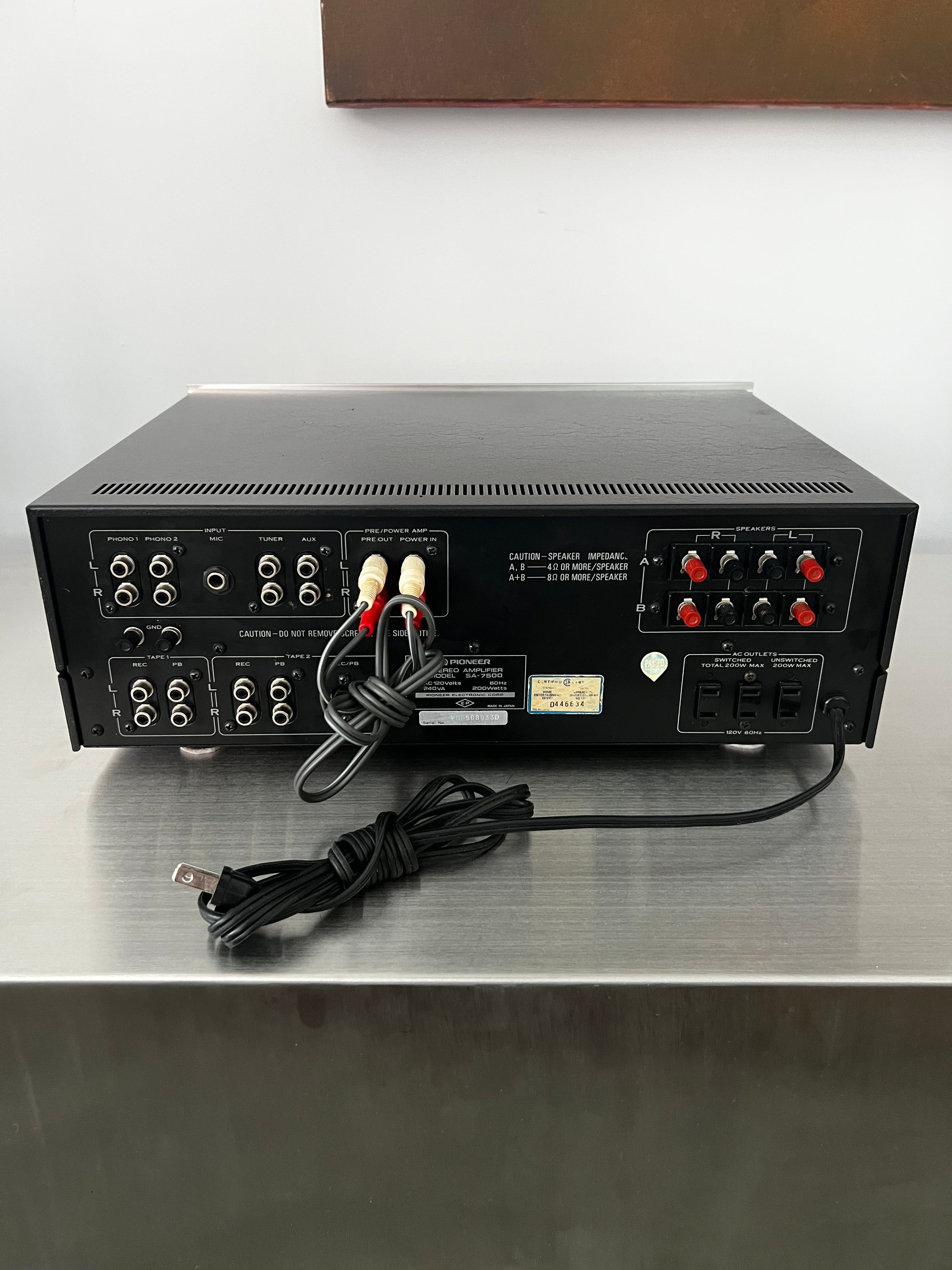 Pioneer SA-7500 _Amplificateur intégré