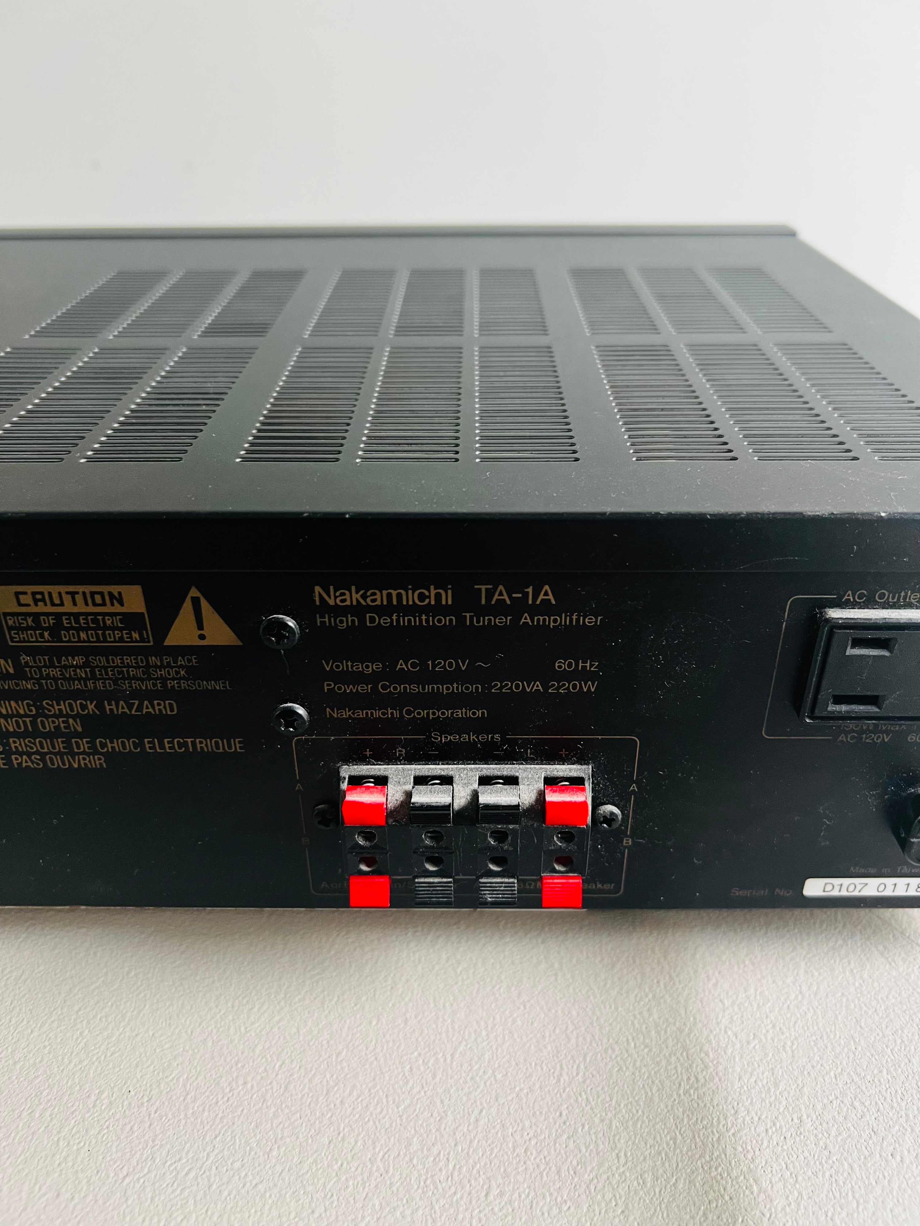 Nakamichi TA-1 Receiver Amplifier