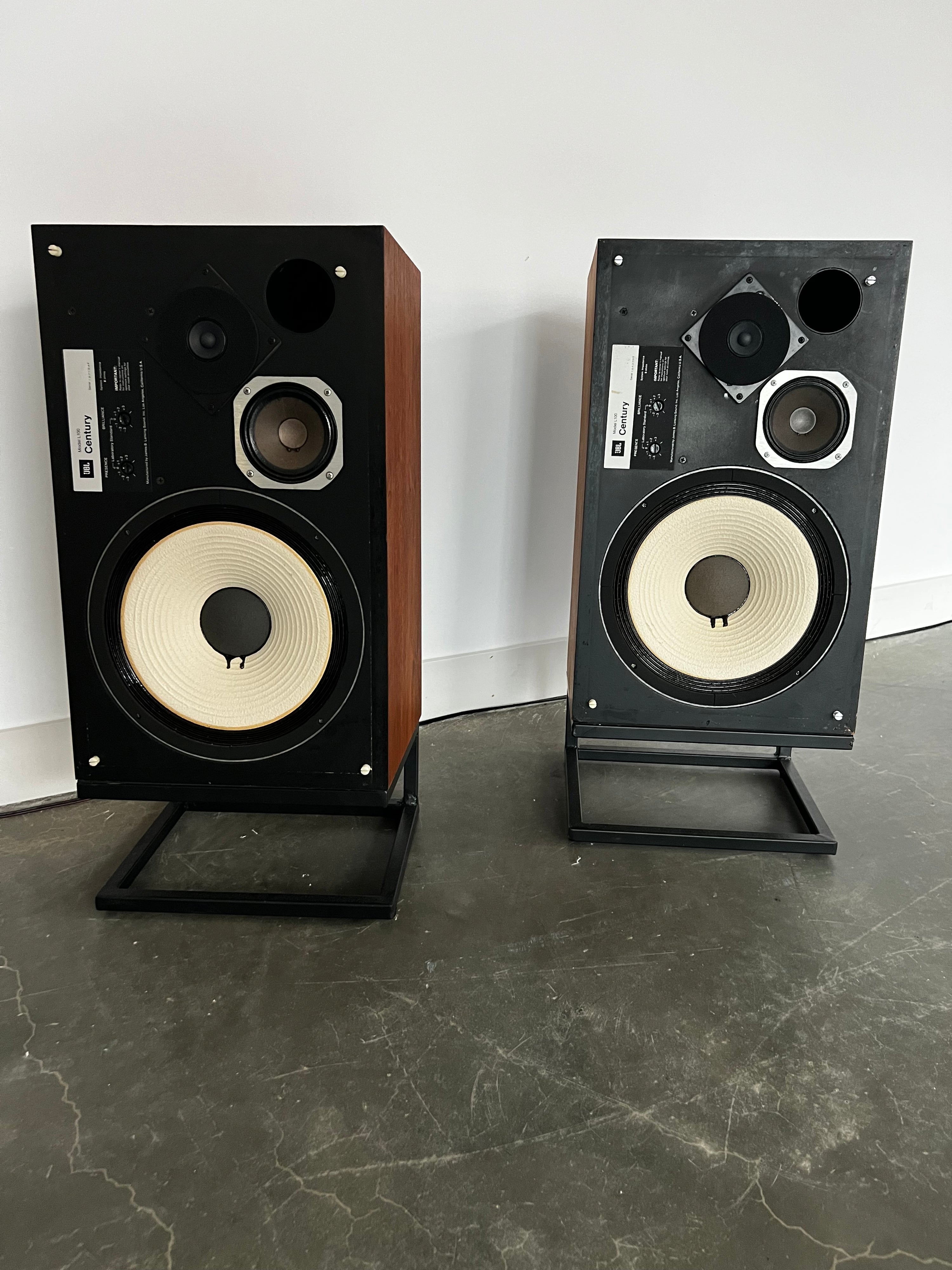 JBL L100 _Haut-Parleurs de plancher (grilles brunes)