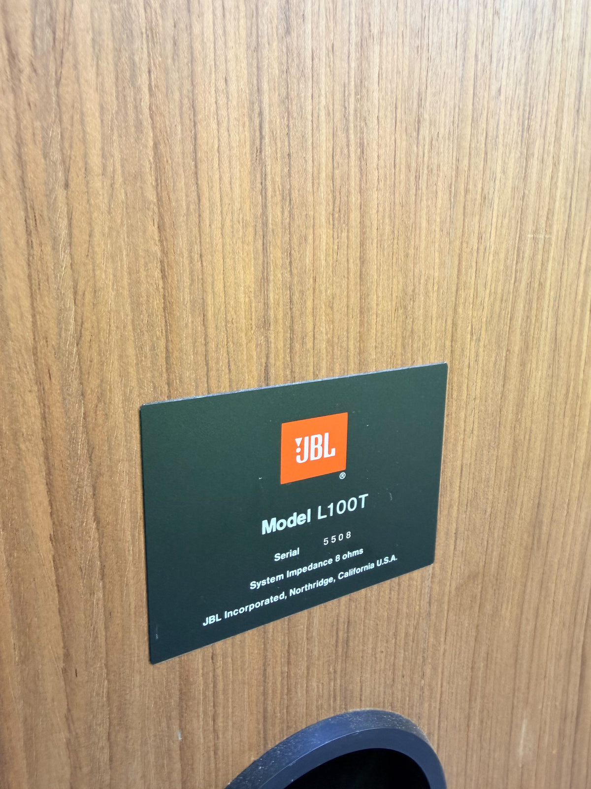 JBL L100T _Floorstanding speakers