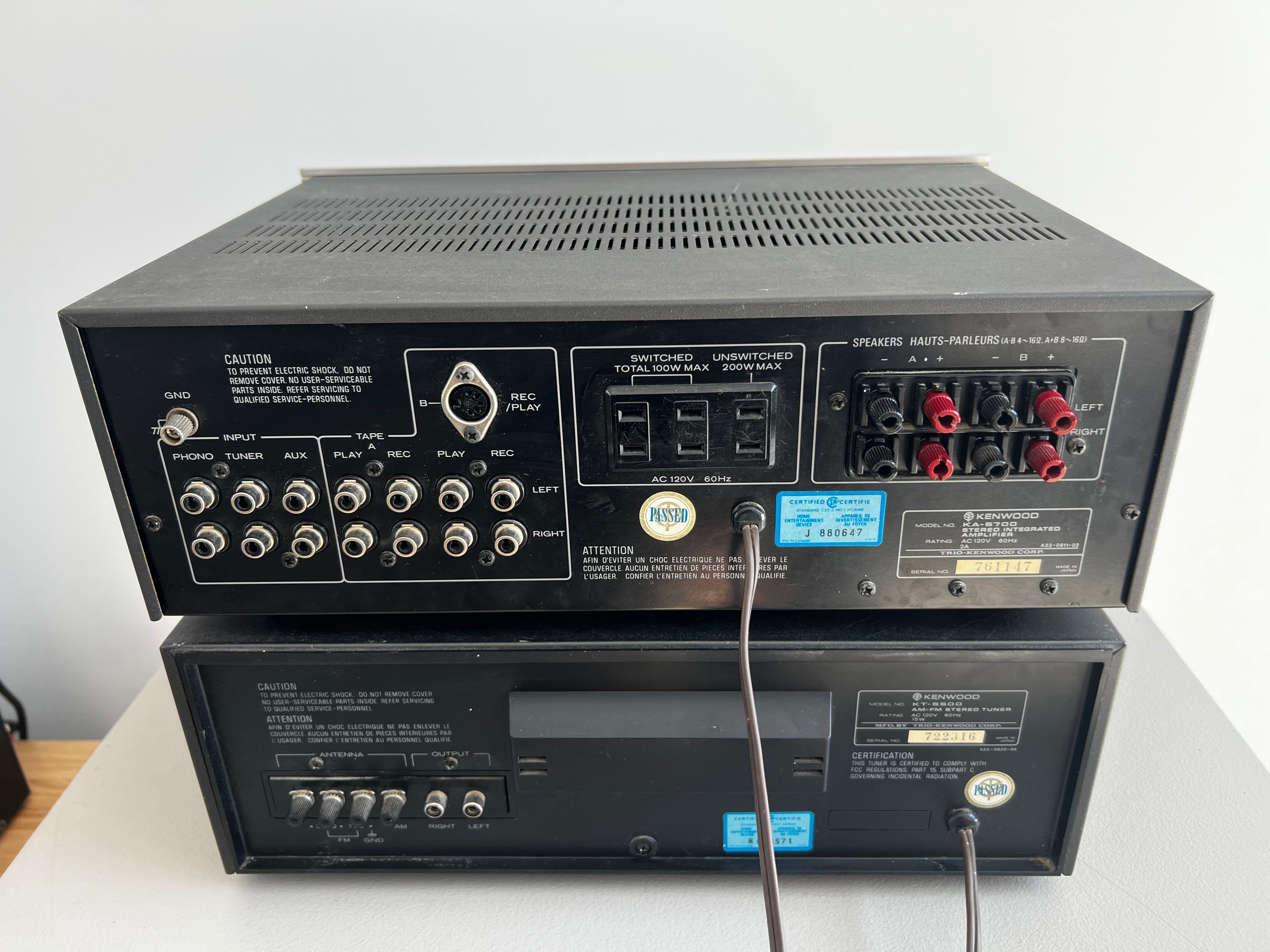 Kenwood KA-5700 _ Amplificateur intégré (40wpc)
