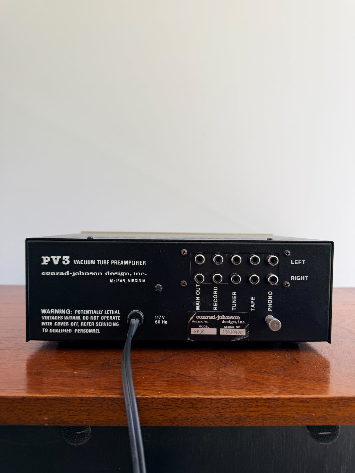 Conrad Johnson PV3 _Preamplifier